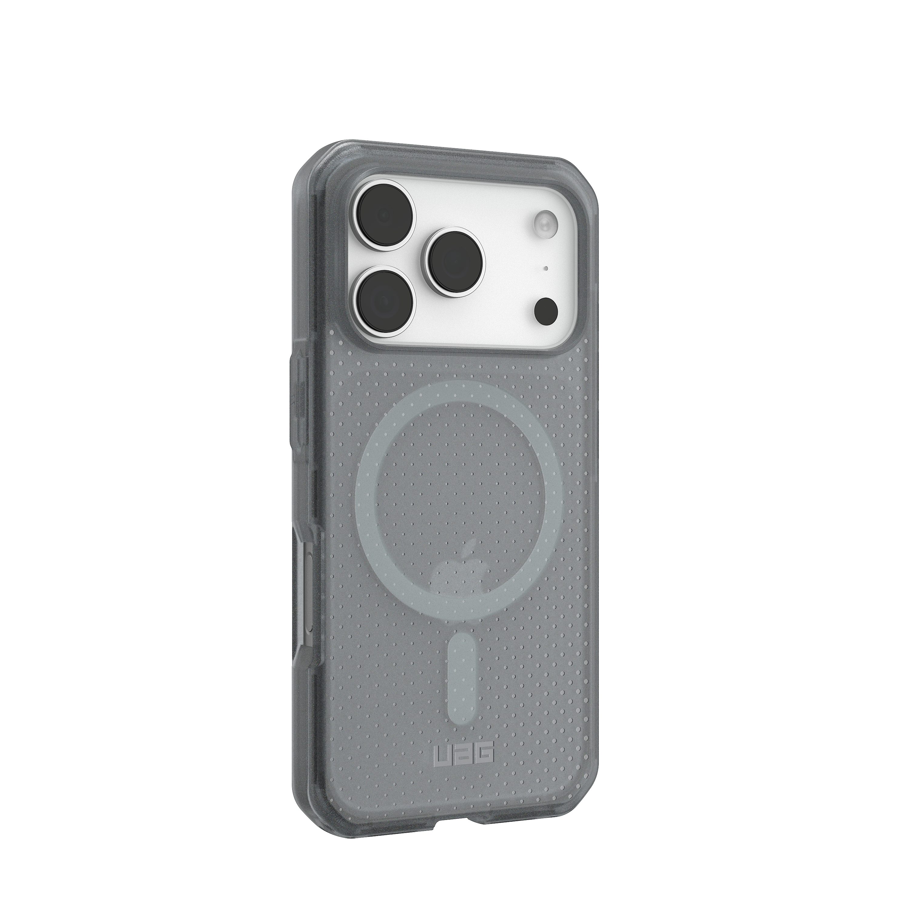 Urban Armor Gear Smartphone-Hülle Dot MagSafe Case - iPhone 17 Pro Hülle, (4,6 Meter Fallschutz, Wireless-Charging kompatibel)