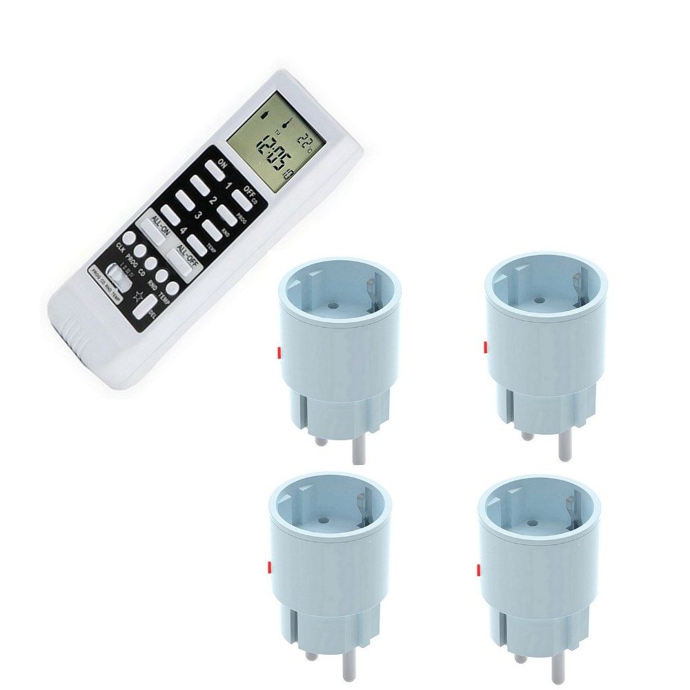 Licht-Funksteuerung Funk-Set mit Fernbedienung DTZ-505 + Auswahl Stecker DIR-2300