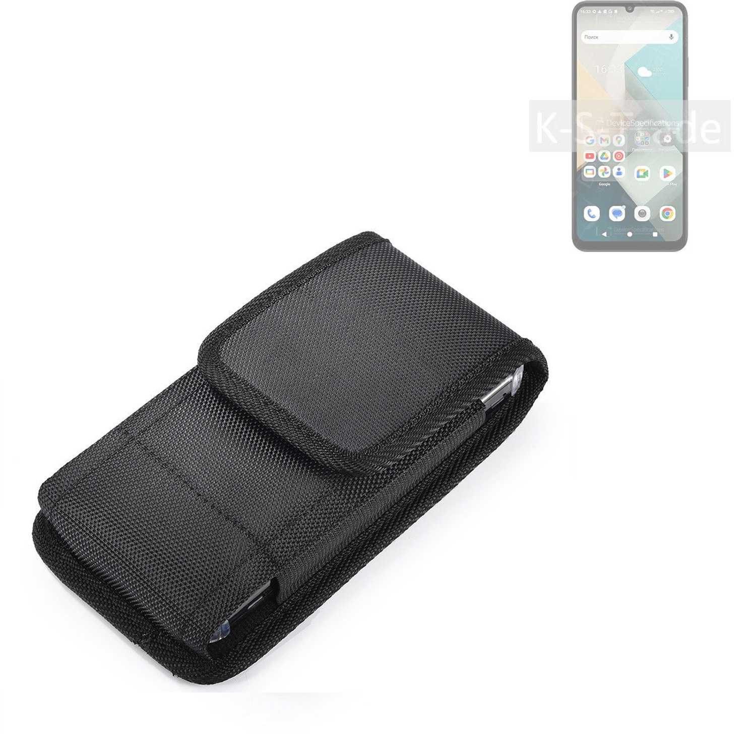 K-S-Trade Kameratasche für BQ 6761L Unit, Holster Gürteltasche Holster Gürtel Tasche wasserabweisend Handy