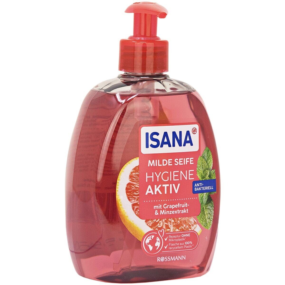 Hygiene Minze), Aktiv ISANA 500 ml Flüssigseife & (Grapefruit