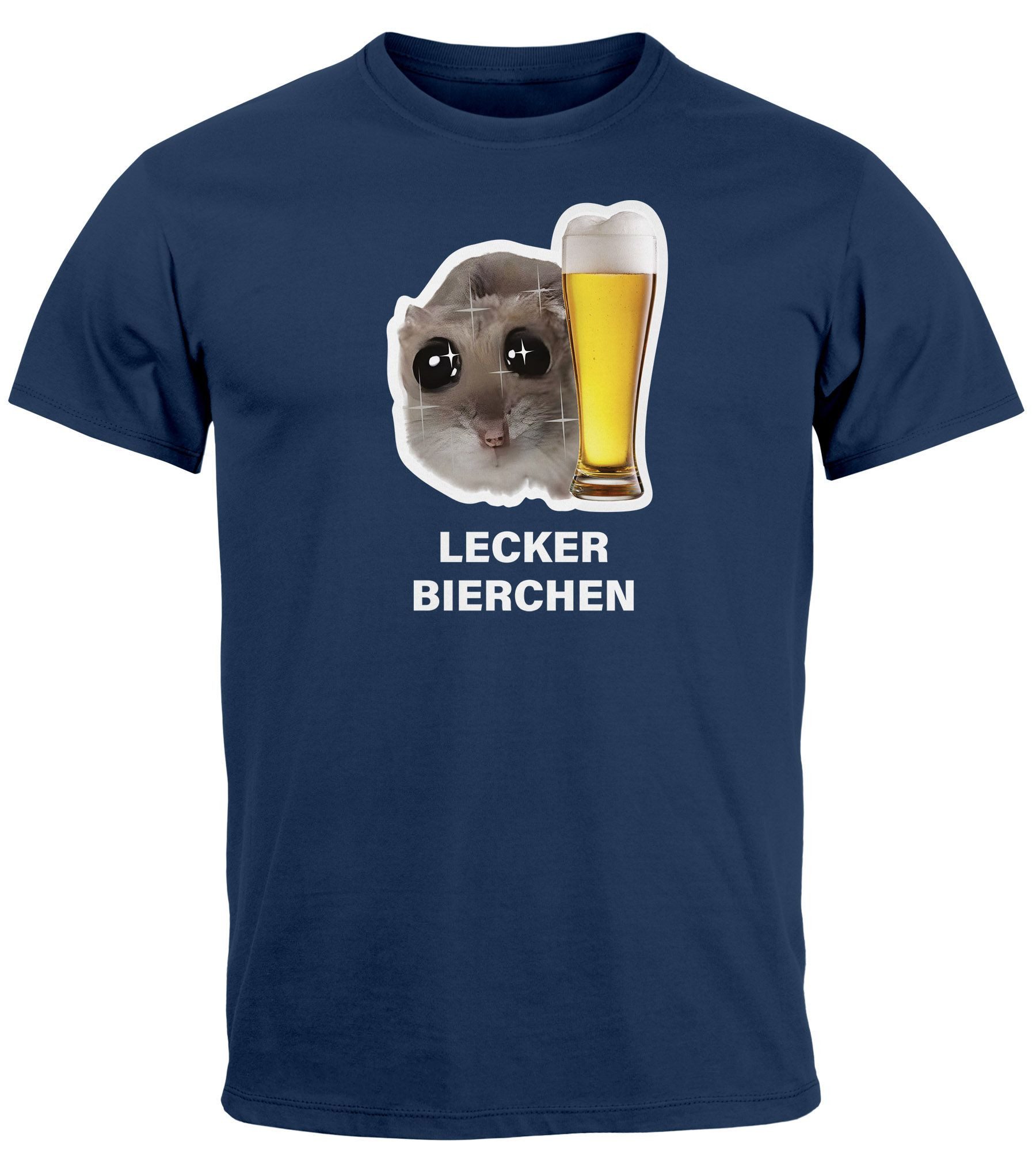 MoonWorks Print-Shirt Herren T-Shirt Lecker Bierchen günstig online kaufen