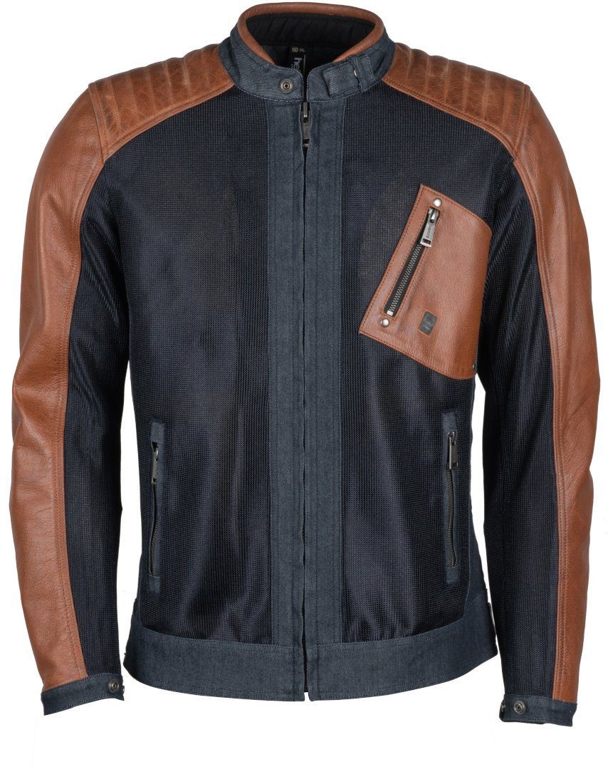 Helstons Motorradjacke Colt Air Motorrad Leder-/Textiljacke herausnehmbares Innenfutter