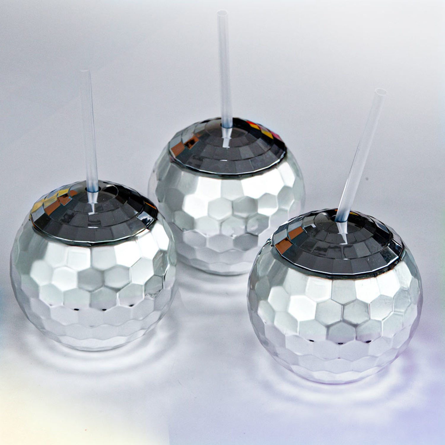 Mikamax Cocktailglas Discokugel Cocktailbecher im 3er Set