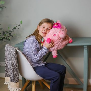 soma Kuscheltier Einhorn Unicorn, Handwärmer 35 cm x 35 cm x 35 cm Kuschelwarmies (1-St), Super weicher Plüsch Stofftier Kuscheltier für Kinder zum spielen