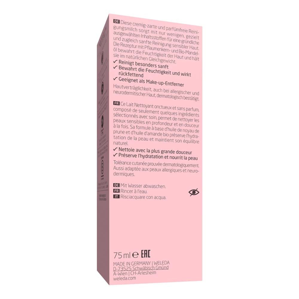 WELEDA Gesichts-Reinigungsmilch Sensitiv Mandel - Reinigungsmilch 75ml
