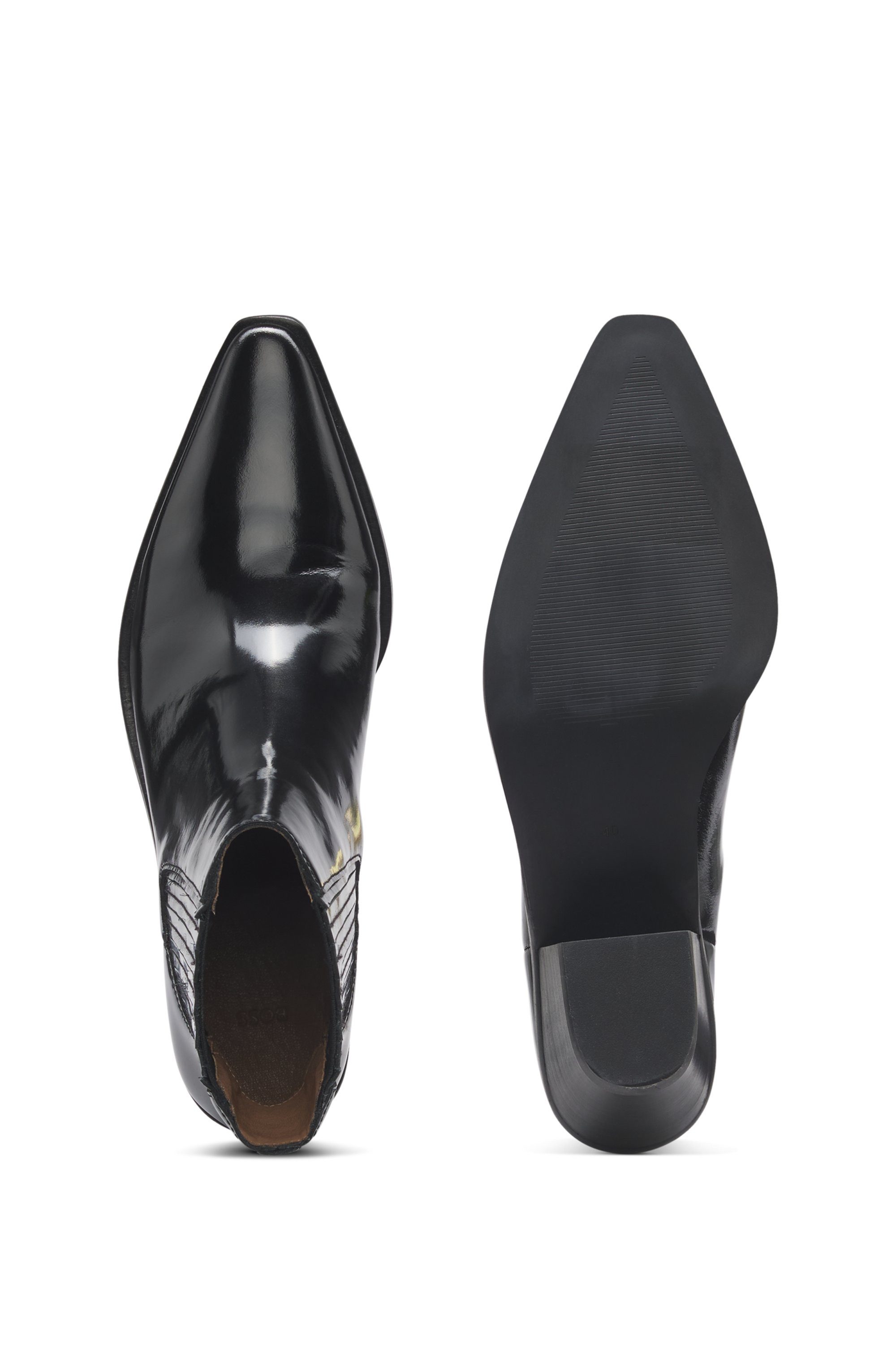 BOSS Niara Stiefelette Cowboystiefelette, Boots, Westernlook, in spitzer Fo günstig online kaufen