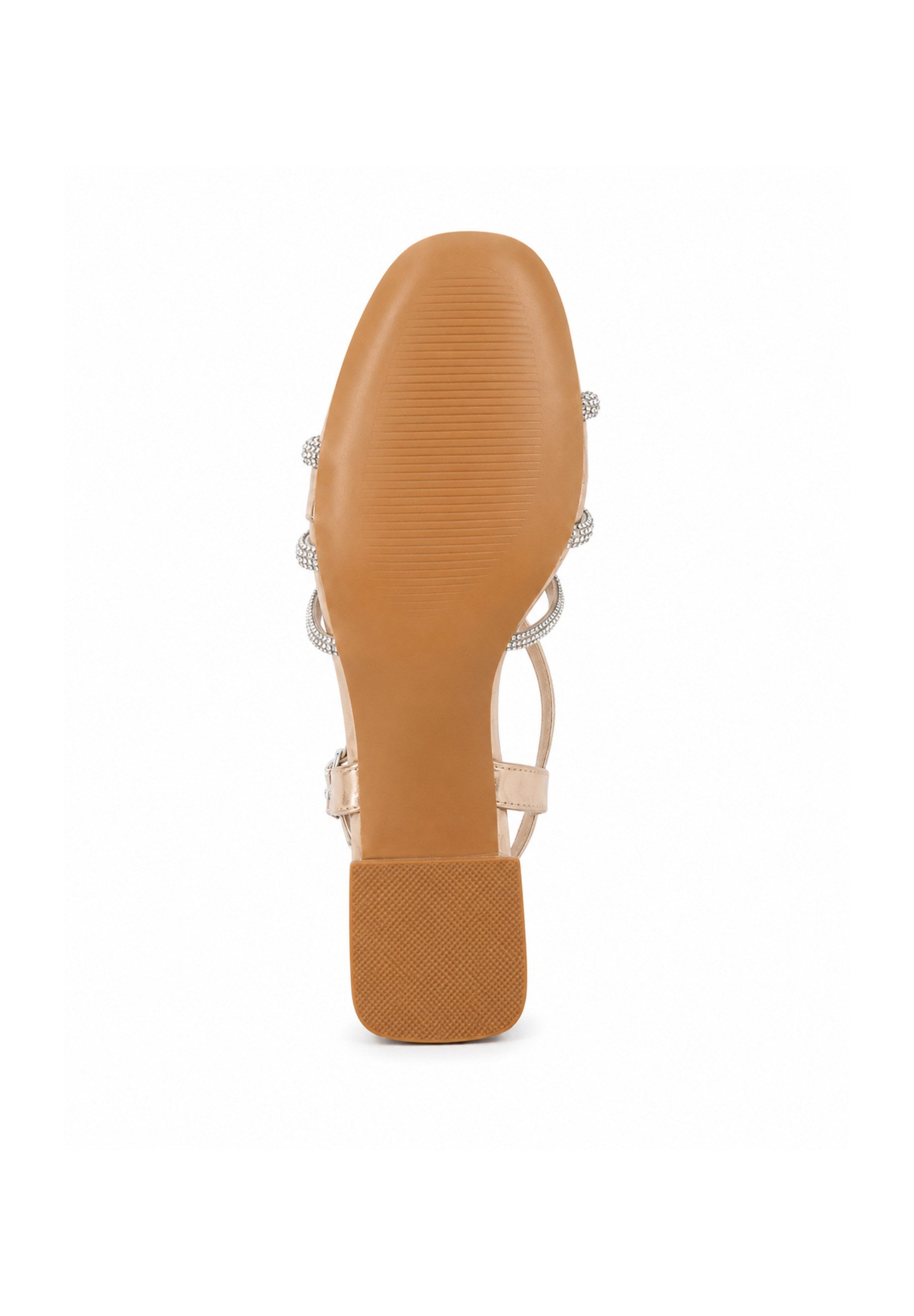 Day Vine Damen Sandaletten mit Strassriemen und mittelhohem Blockabsatz High-Heel-Sandalette