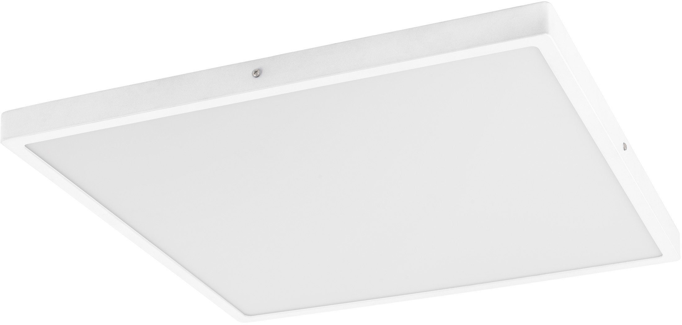 EGLO Aufbauleuchte FUEVA 1, LED fest integriert, Warmweiß, schlankes Design, nur 3 cm hoch