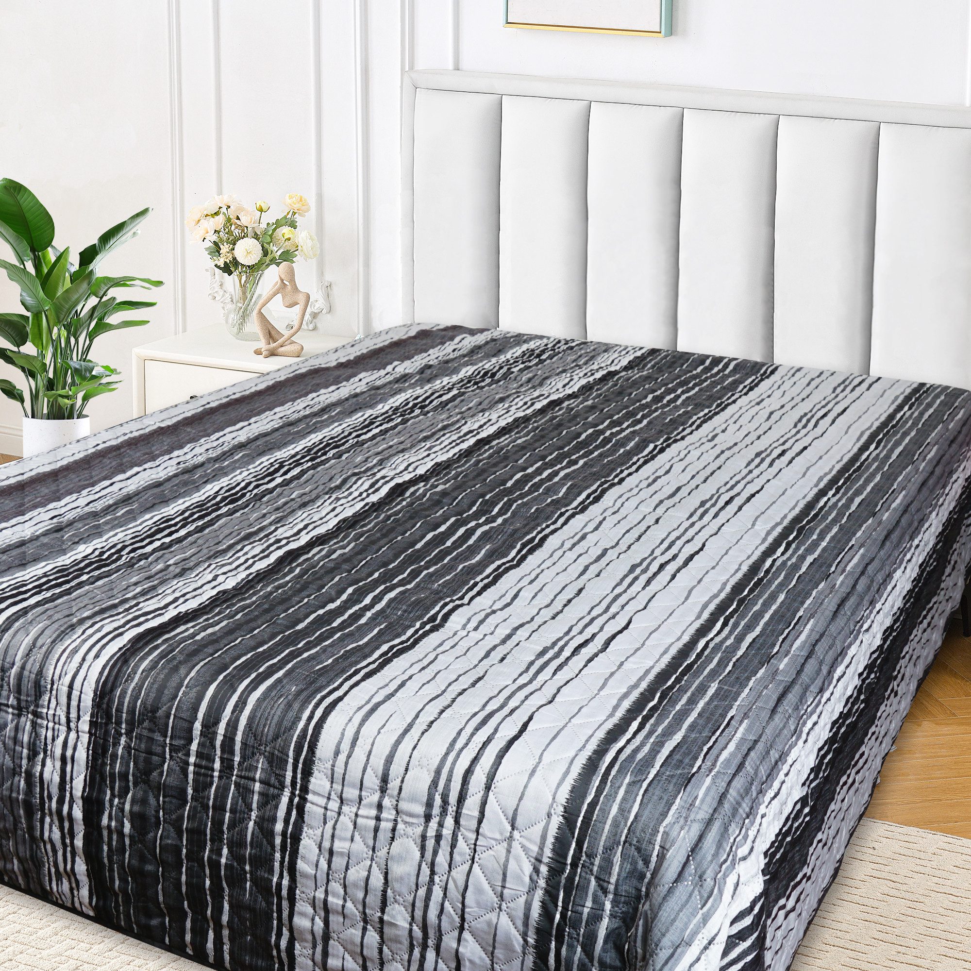 Leonado Vicenti Tagesdecke Tagesdecke 220 x 240 cm gesteppt, Tagesdecke mit günstig online kaufen