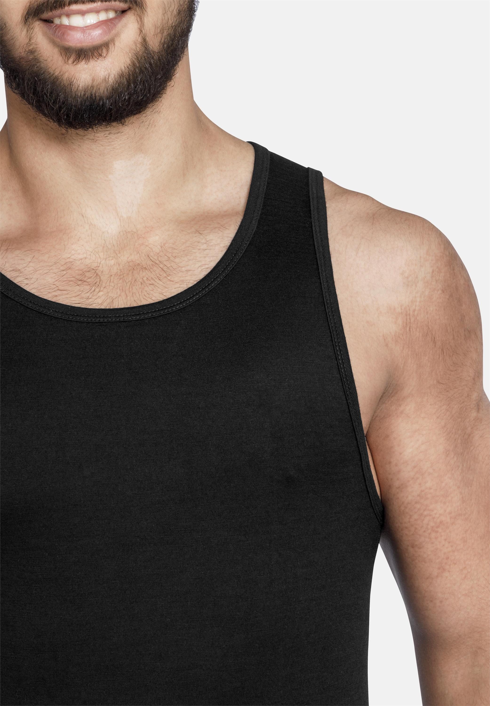 normani Unterhemd Herren Merino Unterhemd Alice Springs Funktionsunterhemd Sportunterhemd Tanktop 100% Merinowolle – Bild 4 von 5
