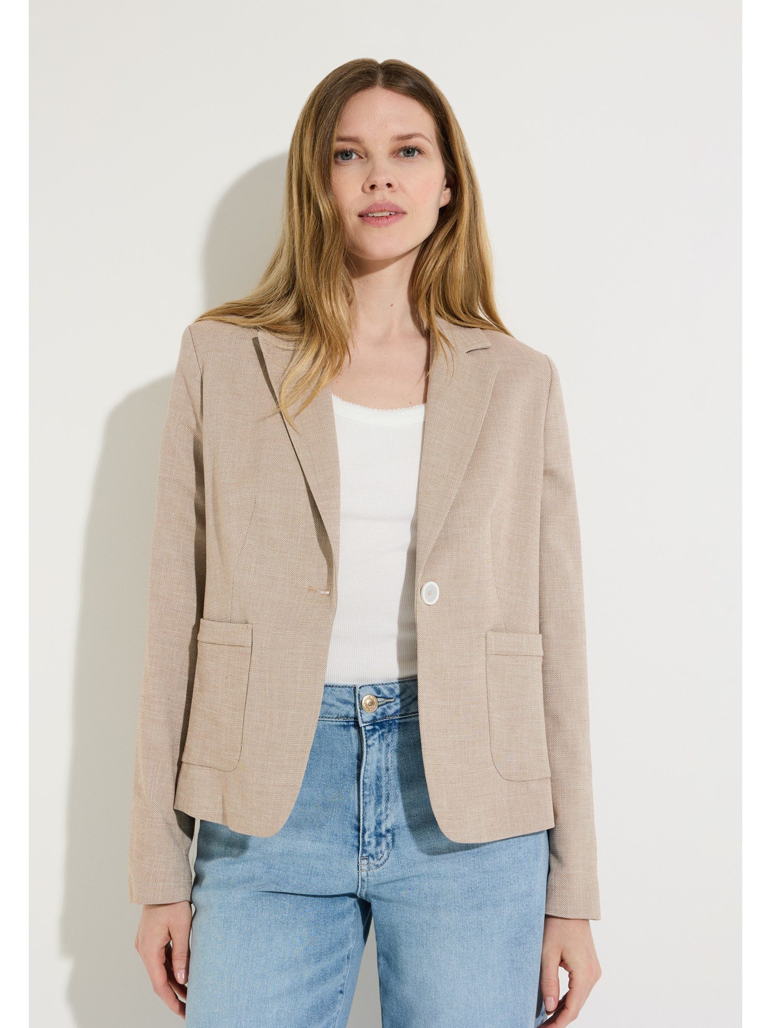 MORE&MORE Jackenblazer taillierter 1-Knopf-Blazer