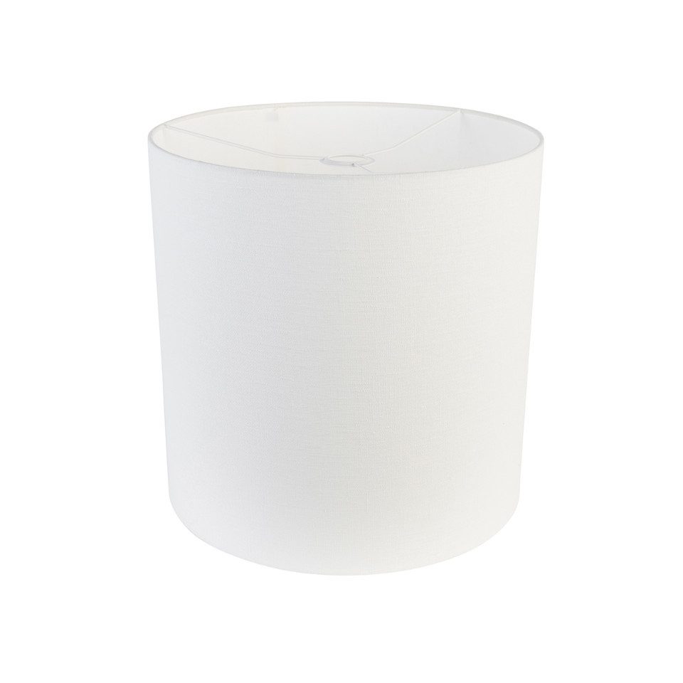 Qazqa Lampenschirm Cilinder wit