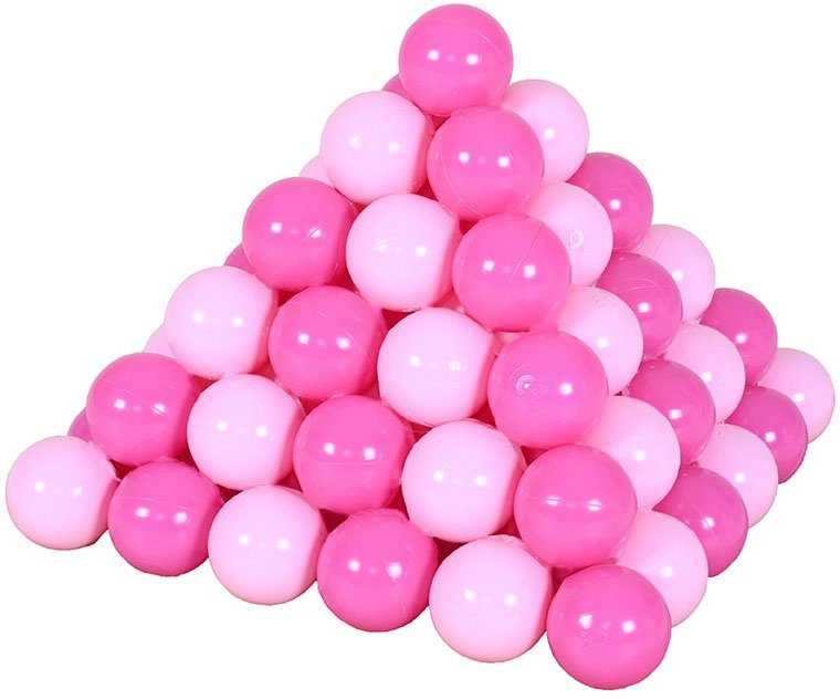Bällebad-Bälle 100 Stück, soft pink