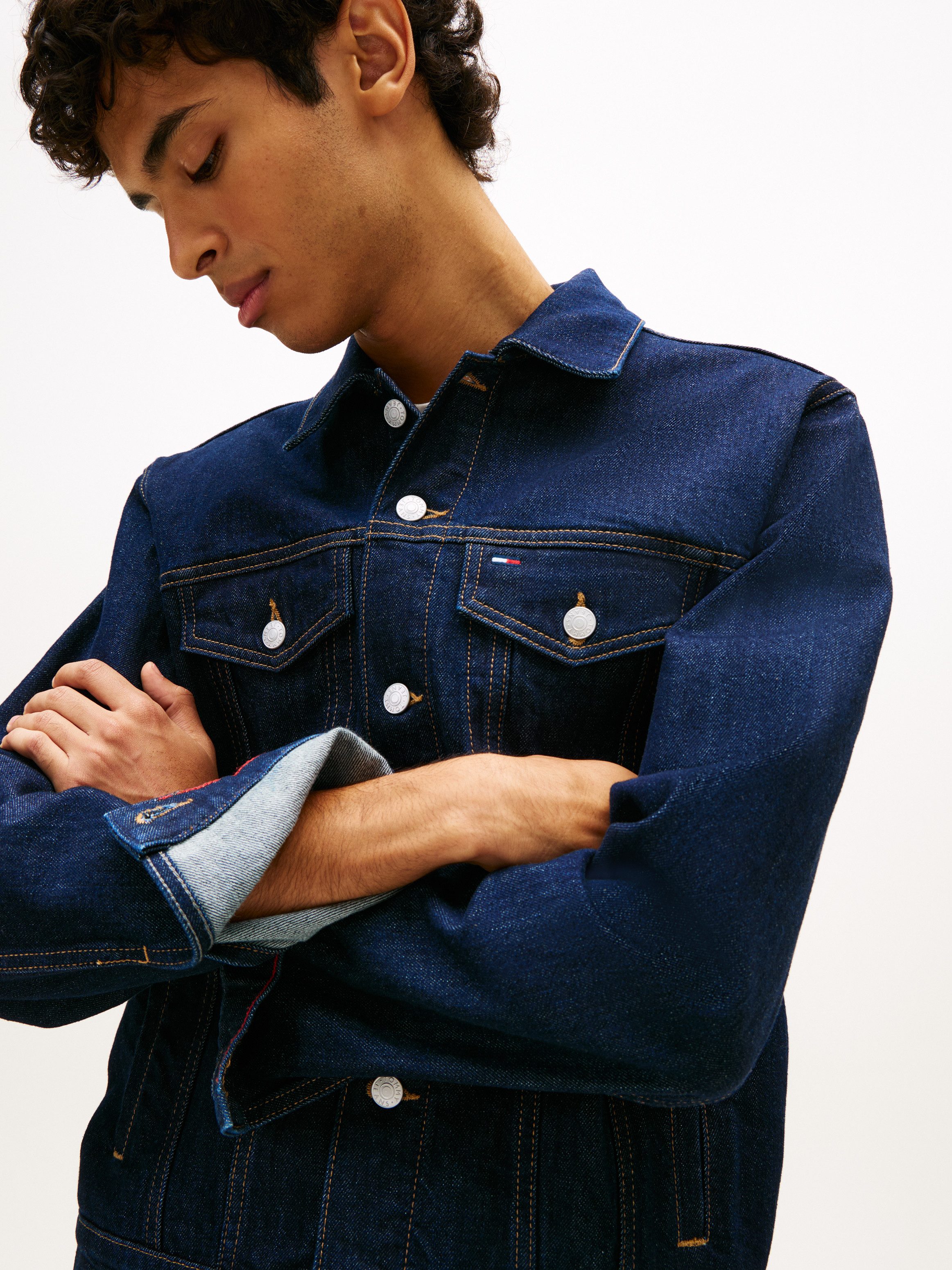 Tommy Jeans Jeansjacke RYAN REGULAR Regular fit mit praktischen Taschen