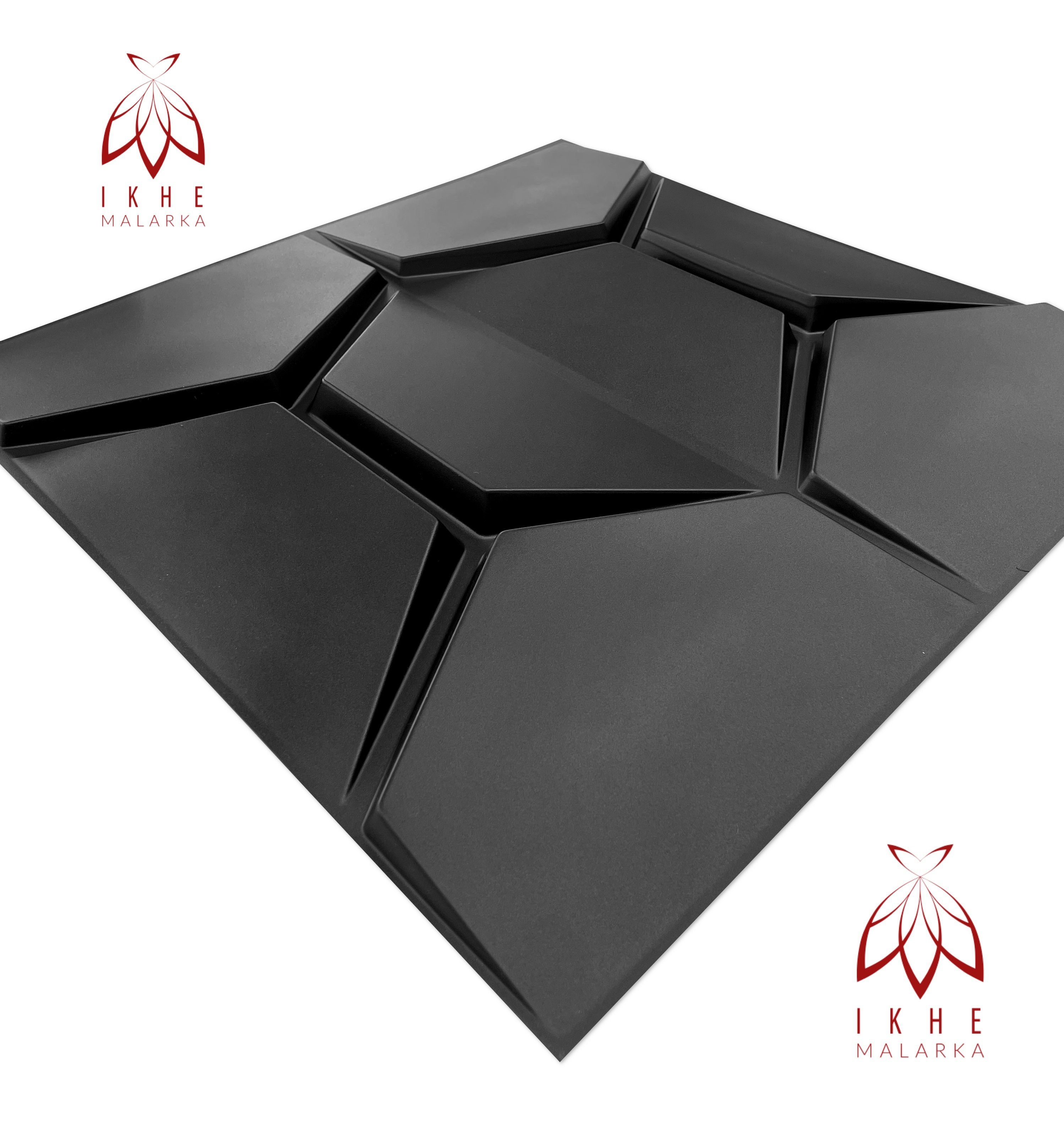 IKHEMalarka 3D Wandpaneel 3D Paneele PVC Kunststoffpaneele, BxL: 50,00x50,0 günstig online kaufen