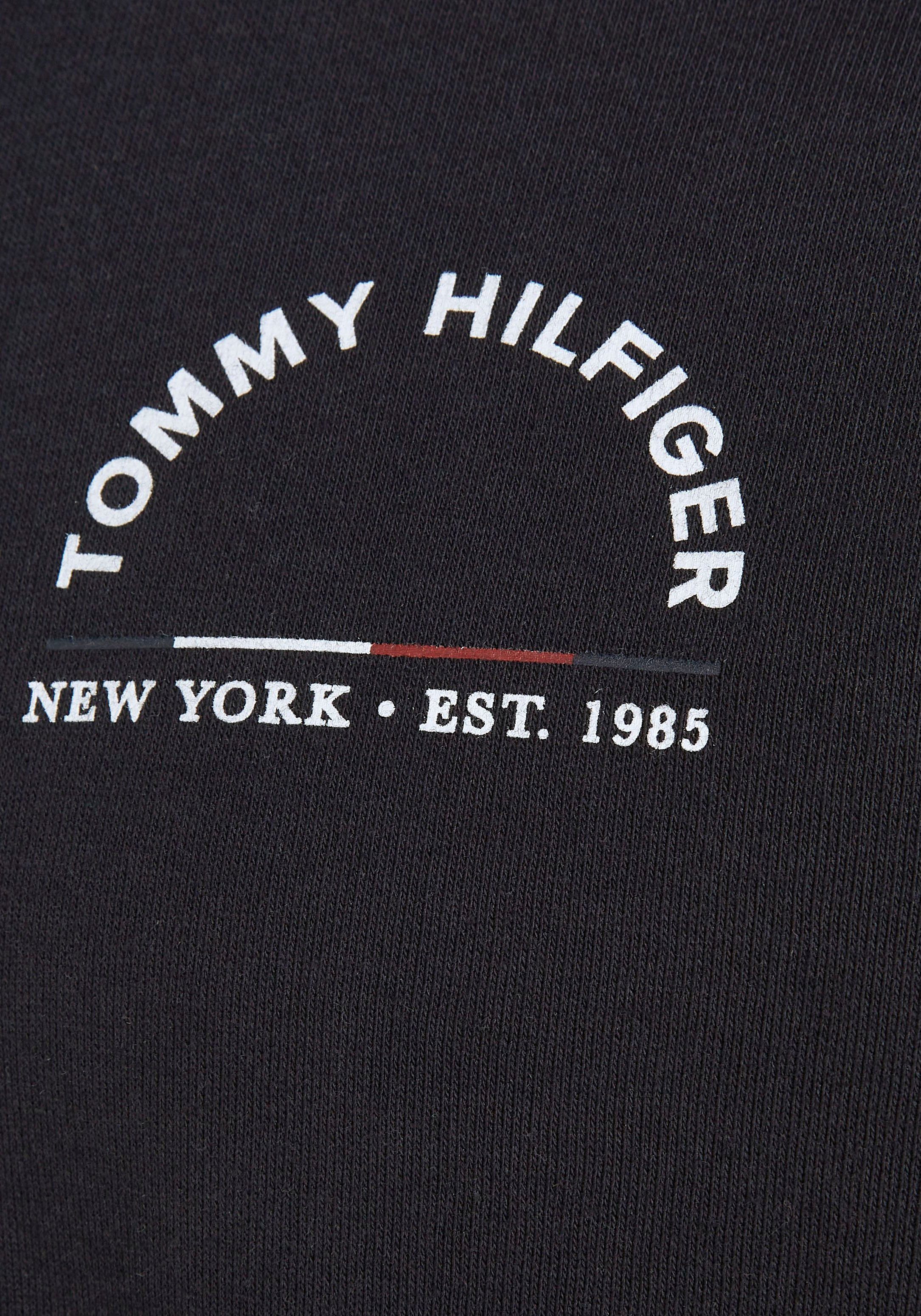 Tommy Hilfiger Sweatjacke SHADOW HILFIGER COLLAR Desert Sky STAND REG
