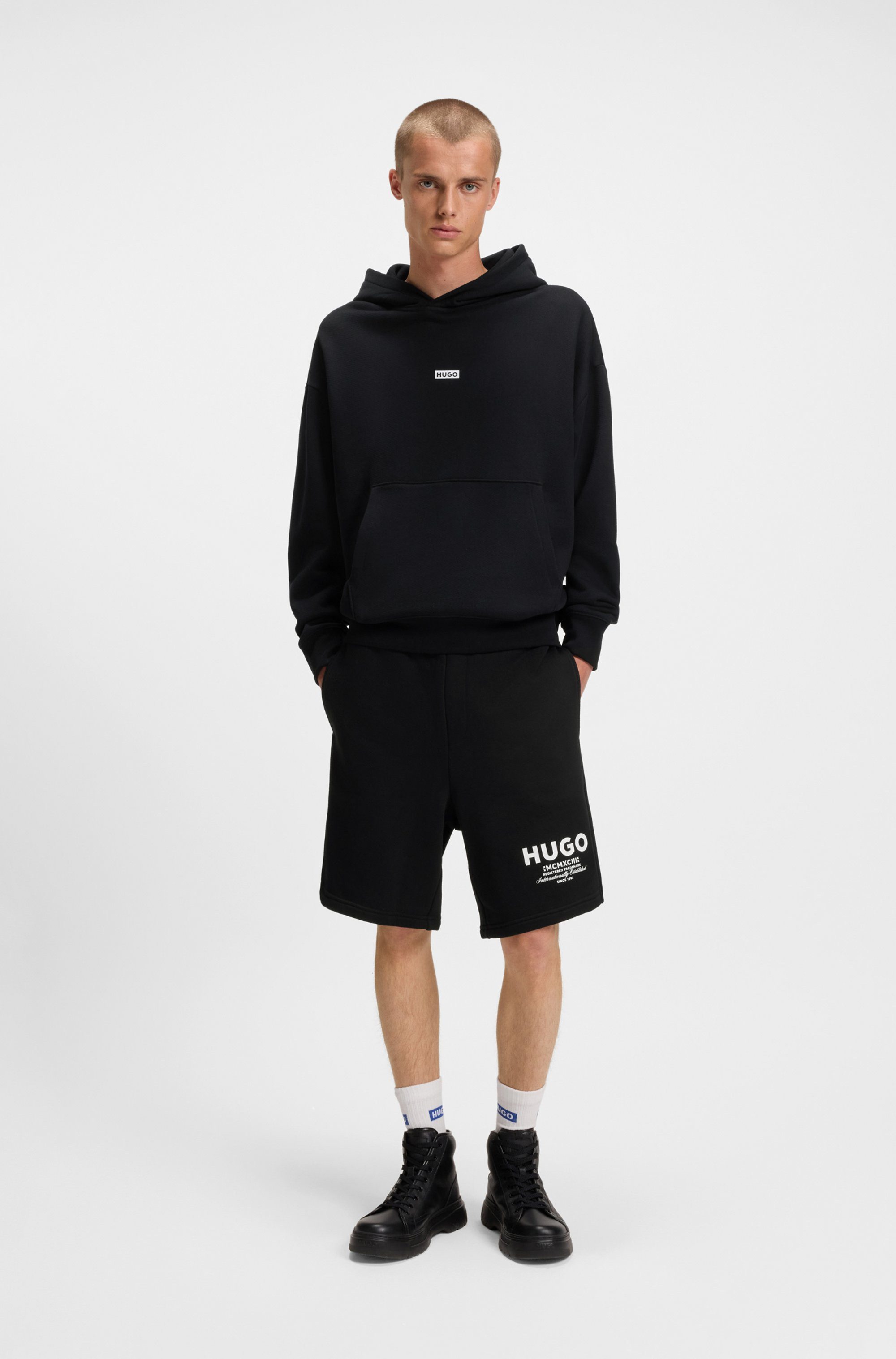 HUGO Blue Hoodie Nazardo