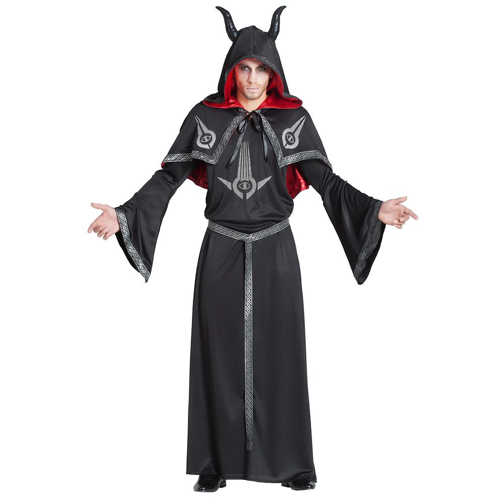 Boland Zombie-Kostüm Dämon 'Asmodeus' Halloween Kostüm für Herren, Sch