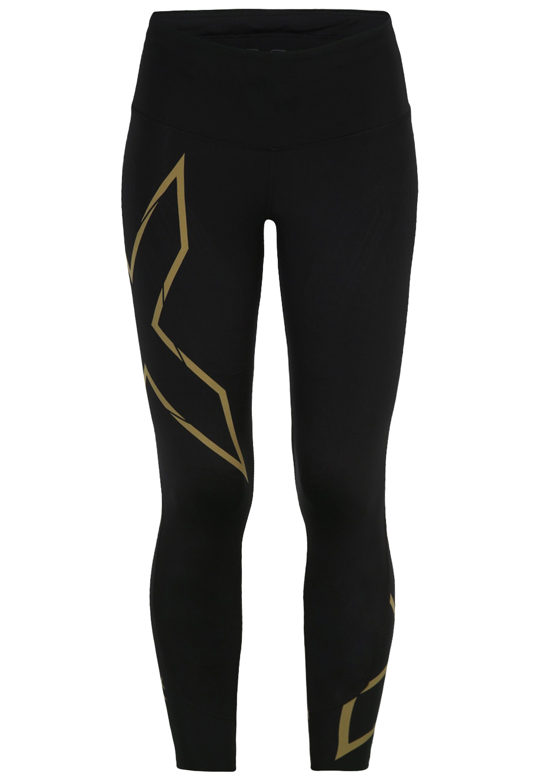 (1-tlg) Lauftights Comp Speed Light Mid-Rise reflective 2xU black/gold