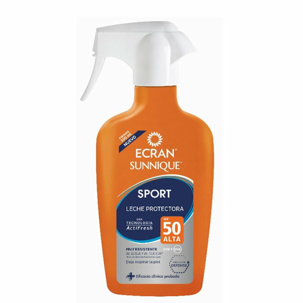 ECRAN Sonnenschutzpflege Sunnique Sport Protective Milk Spf50 Spray 300ml mehr