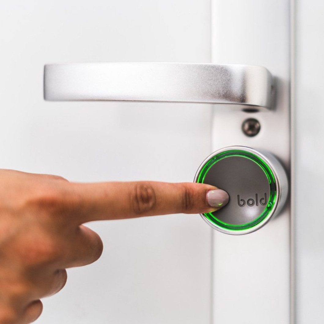 Bold Smart Lock Türschlossantrieb SX, Größe SX-43, schlüssellos, grau