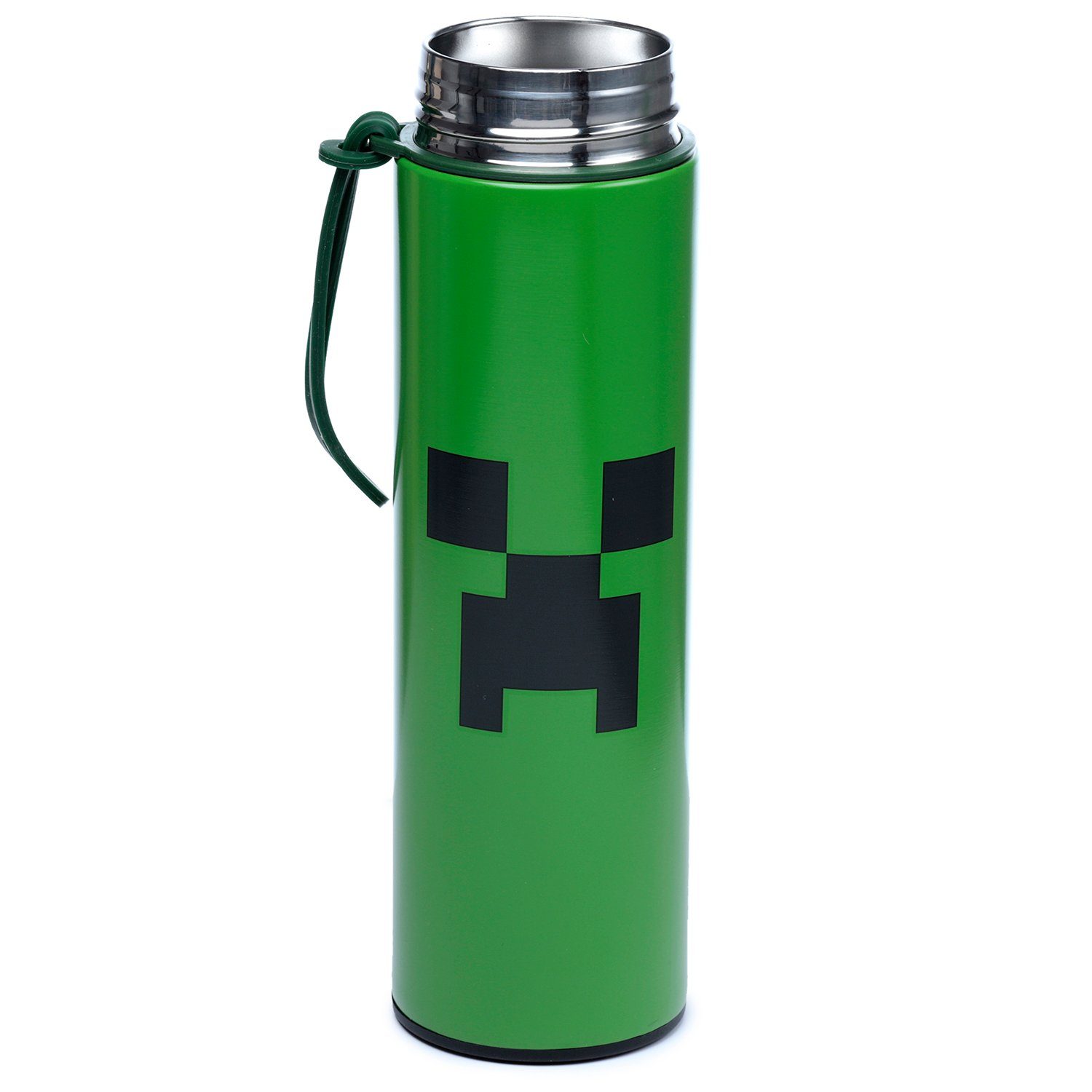 Edelstahl Thermos Minecraft Puckator Creeper Backform Flasche 450ml