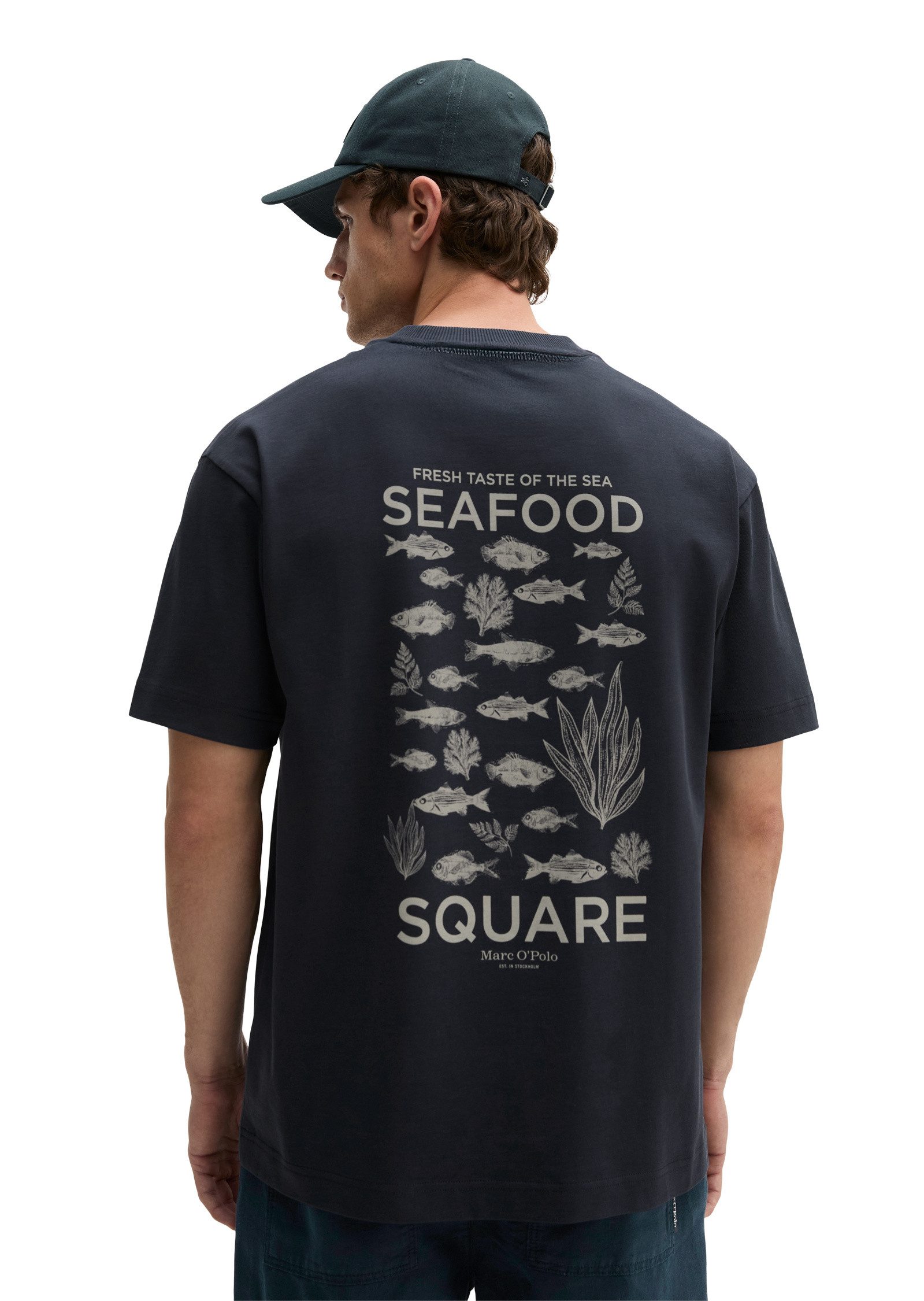Marc O'Polo T-Shirt mit Seafood-Rückenprint