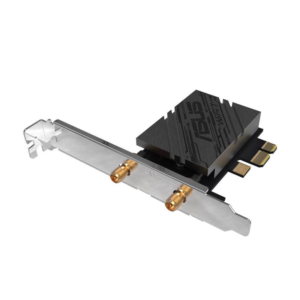 Asus WLAN-Adapter PCE-BE92BT WiFi 7 PCI-E Adapter, unterstützt 6GHz, 320MHz, Bluetooth 5.4