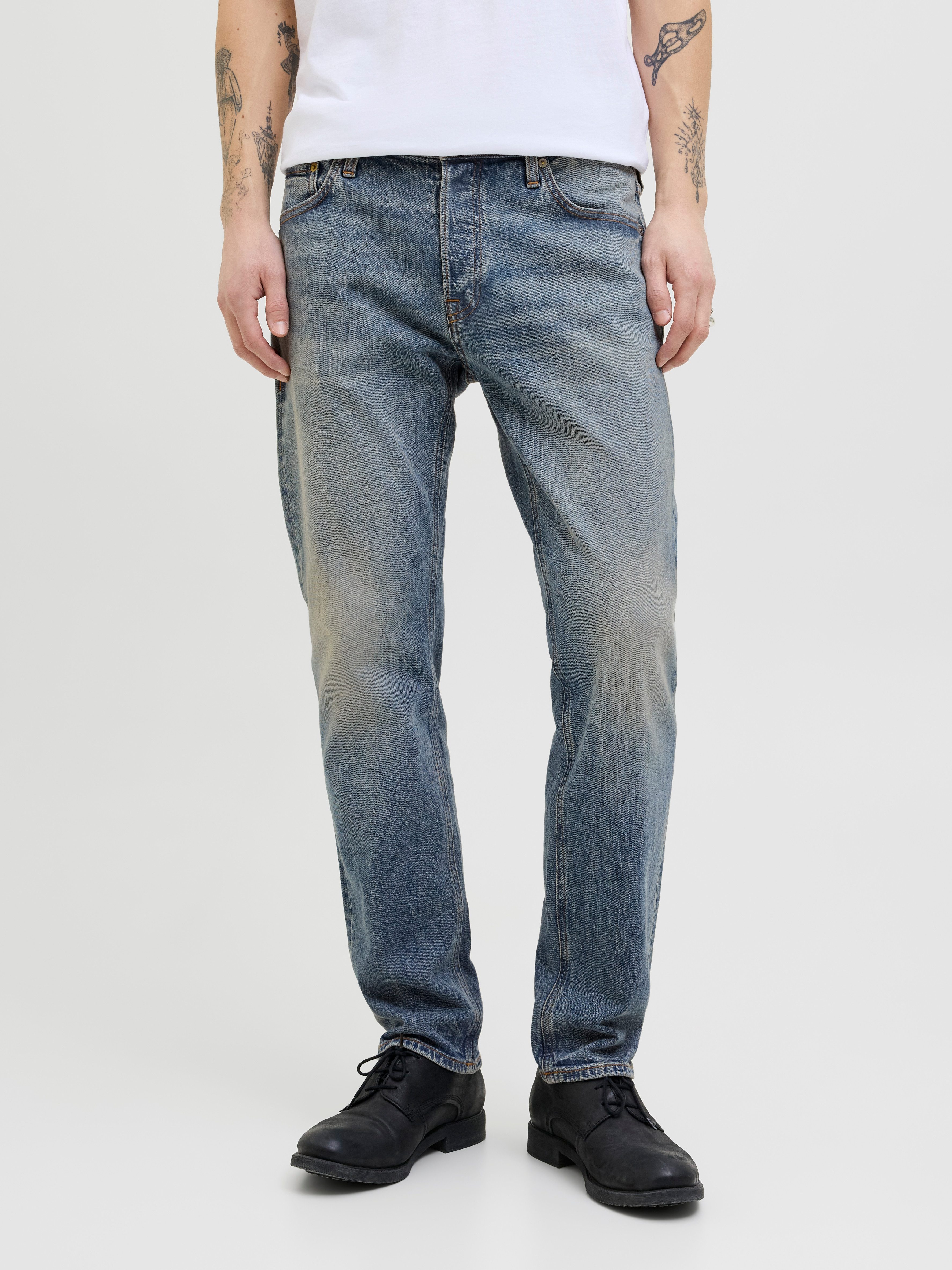 Jack & Jones Tapered-fit-Jeans "JJIMIKE JJORIGINAL CJ SN" günstig online kaufen