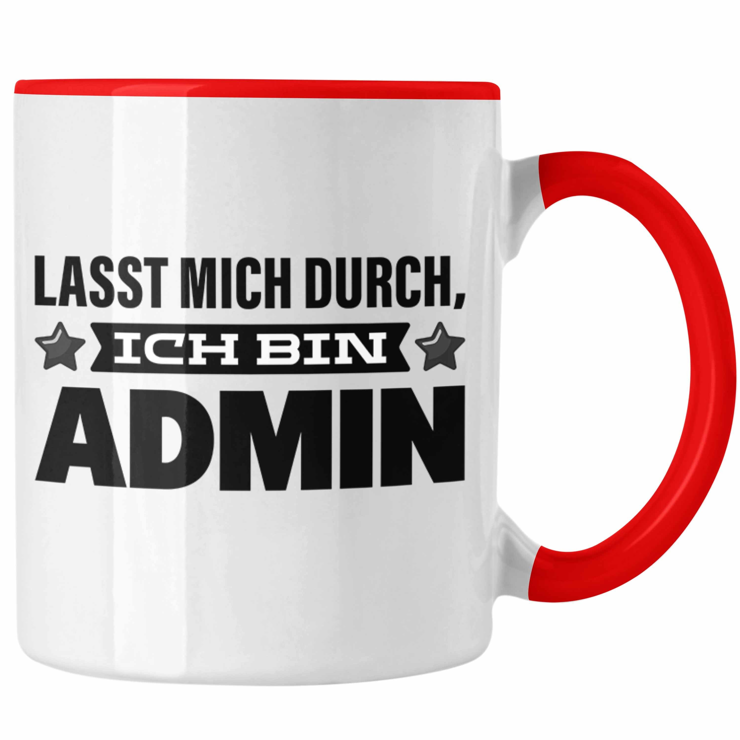 Trendation Informatiker Programmierer Admin Tasse Tasse Rot Durch Softw Lasst Mich Geschenk