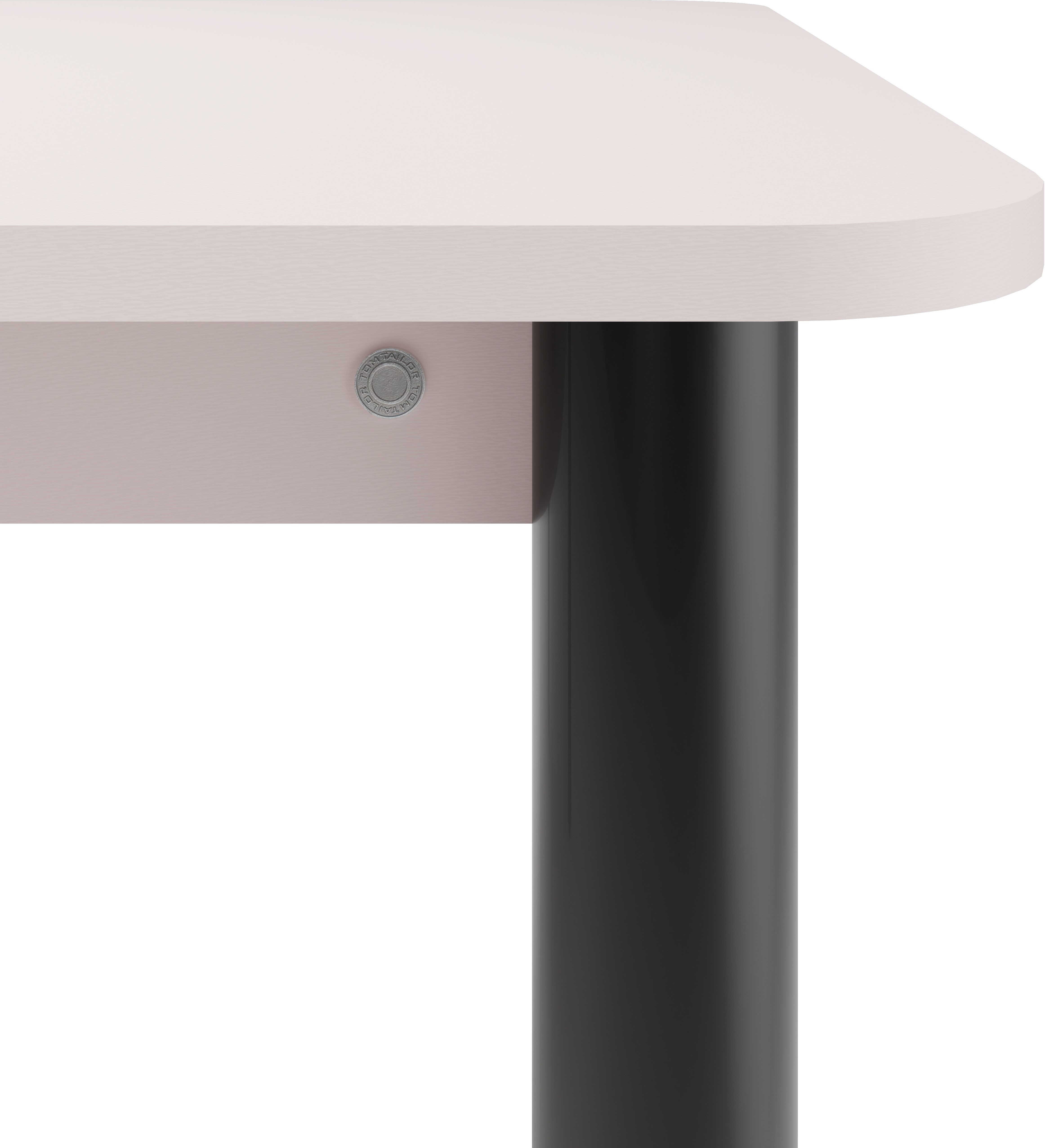 TOM TAILOR HOME Esstisch COLOR TABLE (1-St), Esstisch, 4-Fuß, 3 Größen, 3 Dekorfarben, 4 Fußfarben, ABS-Kante