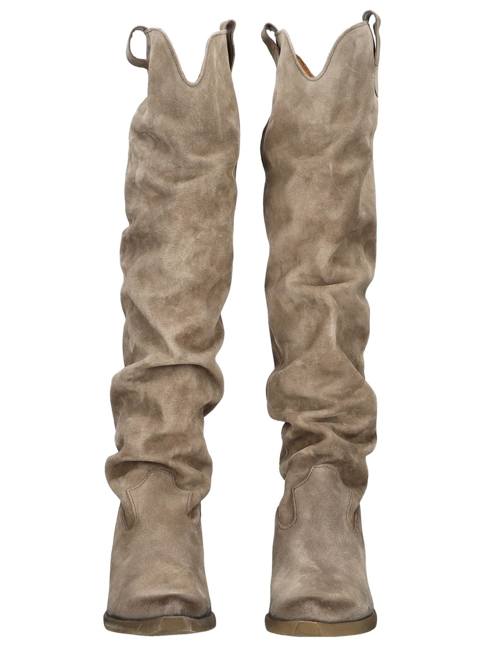 Felmini Stiefel Veloursleder . Bikerboots
