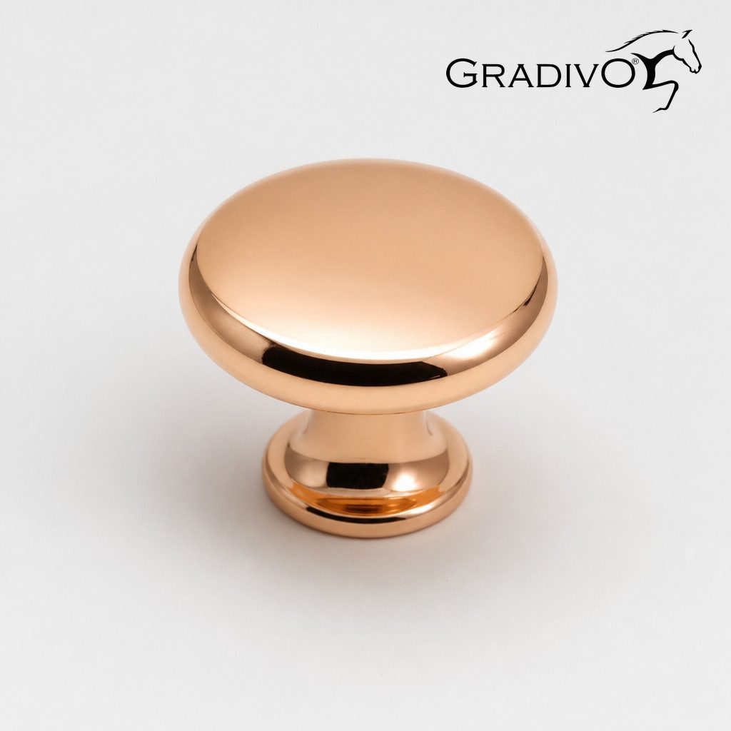 Gradivo Möbelgriff Schrankknopf Schubladenknopf 217 - Rosegold