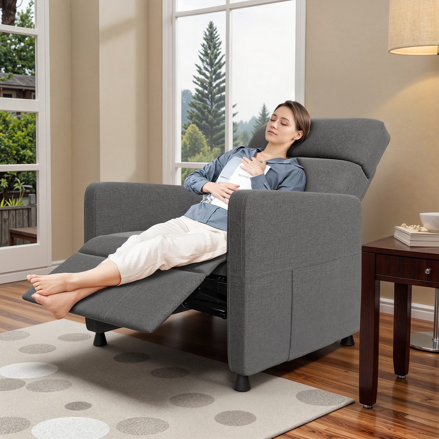 HOMALL Sessel Elektrischer Liftstuhl Entspannungsstühl (Ergonomischer Schlafstuhl)