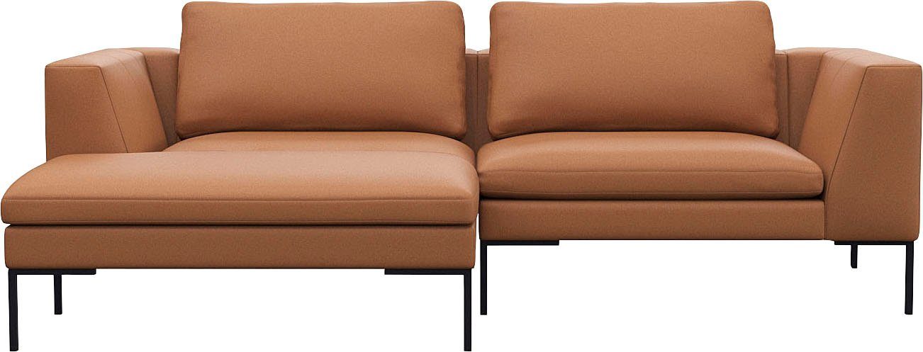 FLEXLUX Ecksofa "Loano, superbequemer Sitzkomfort durch Kaltschaum im Sitz, günstig online kaufen