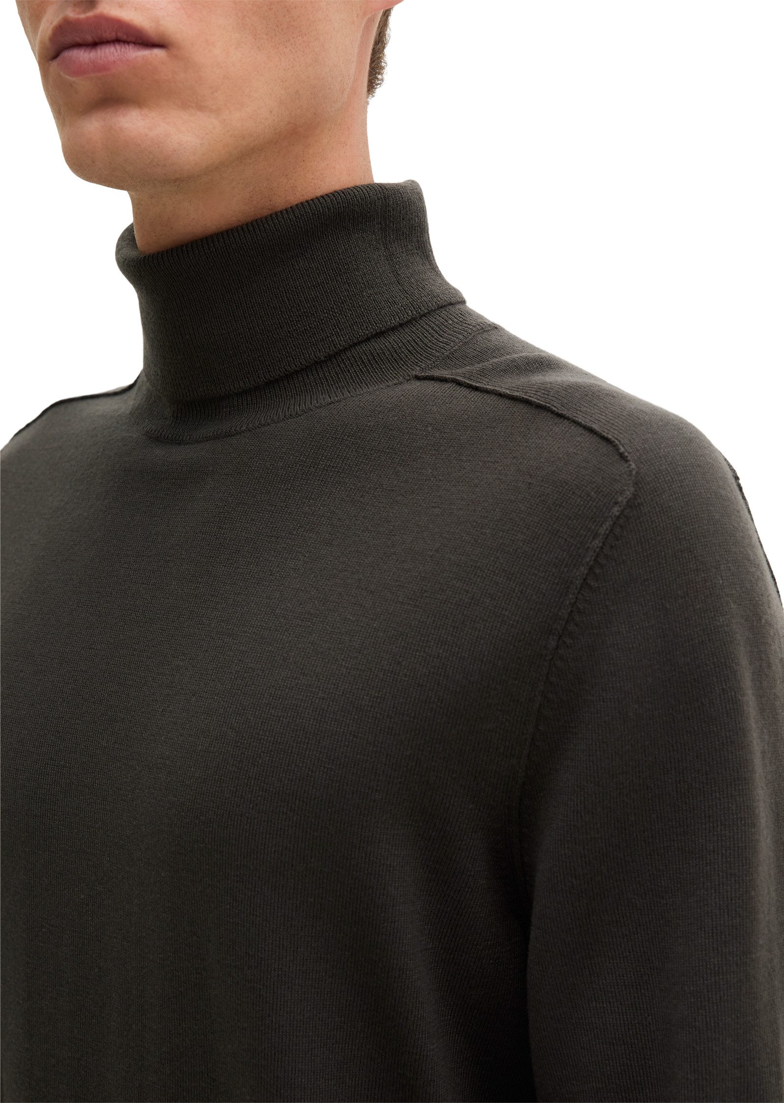 Marc O'Polo Rollkragenpullover aus weicher Merinowolle – Bild 4 von 5