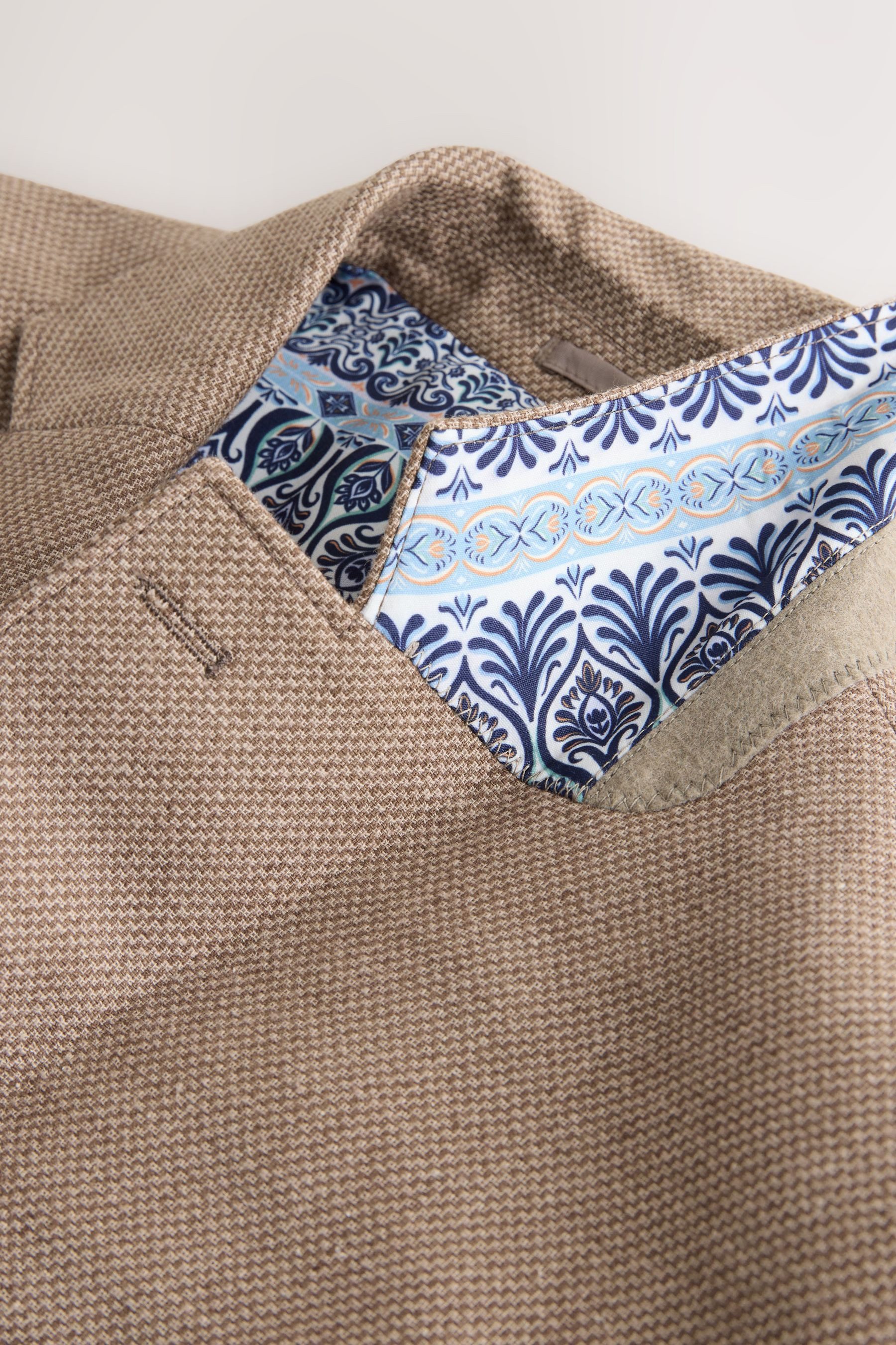 Next Jackenblazer Strukturierter Blazer aus Leinenmix, Regular Fit (1-tlg)