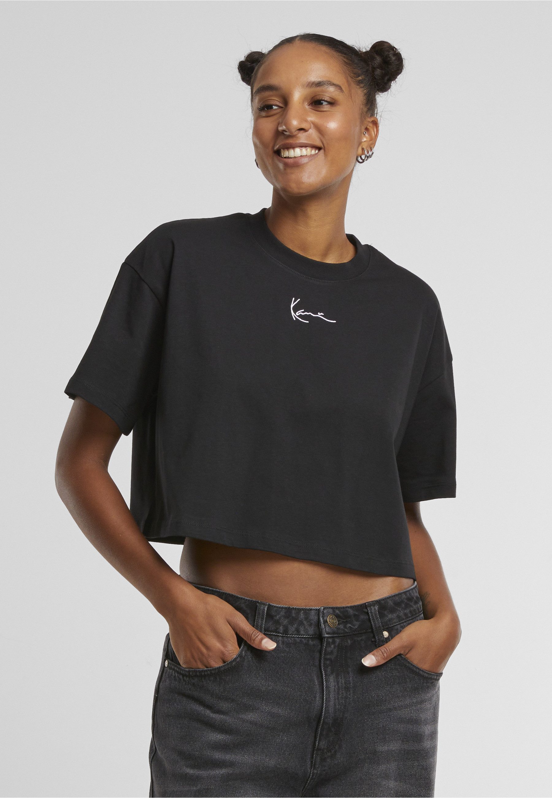 Karl Kani T-Shirt Karl Kani Karl Kani Small Signature Essential Crop Tee (1-tlg)