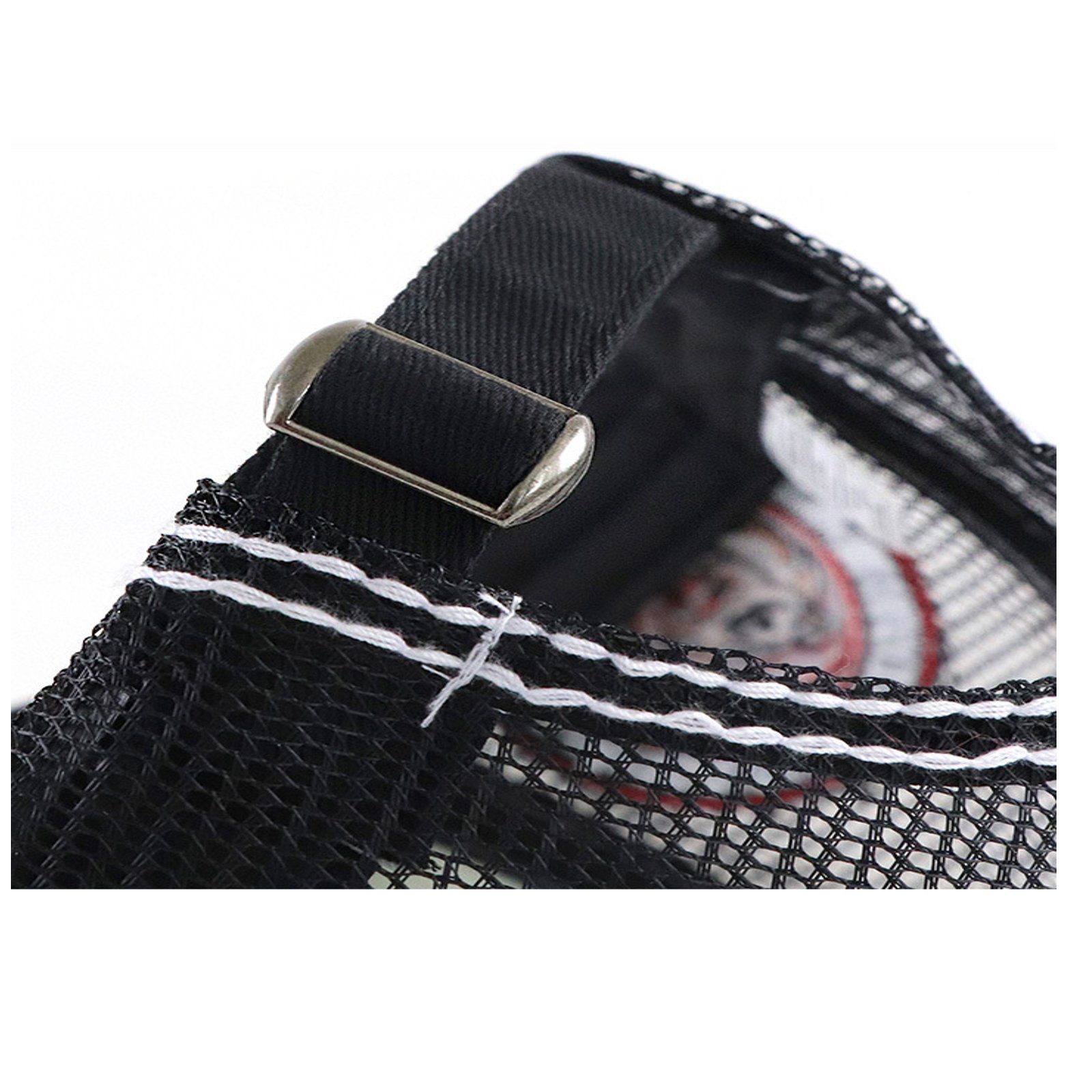 Sporty Trucker Cap Tiger Retro Trucker Mesh Cap Baseballcap seitlicher Patch