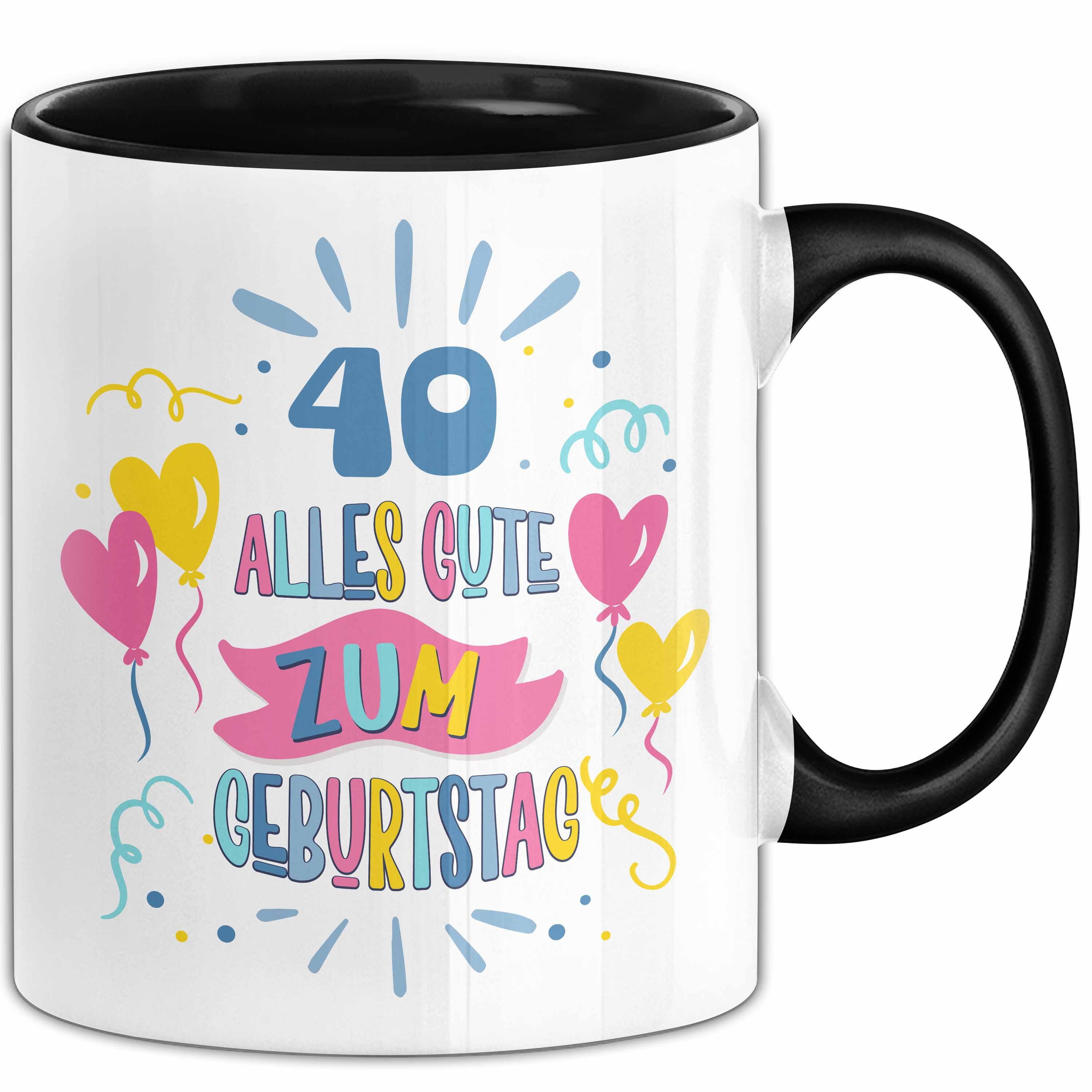 Trendation Tasse 40. Geburtstag Tasse Geschenk Männer Frauen Lustig Alles Gute Zum Ge