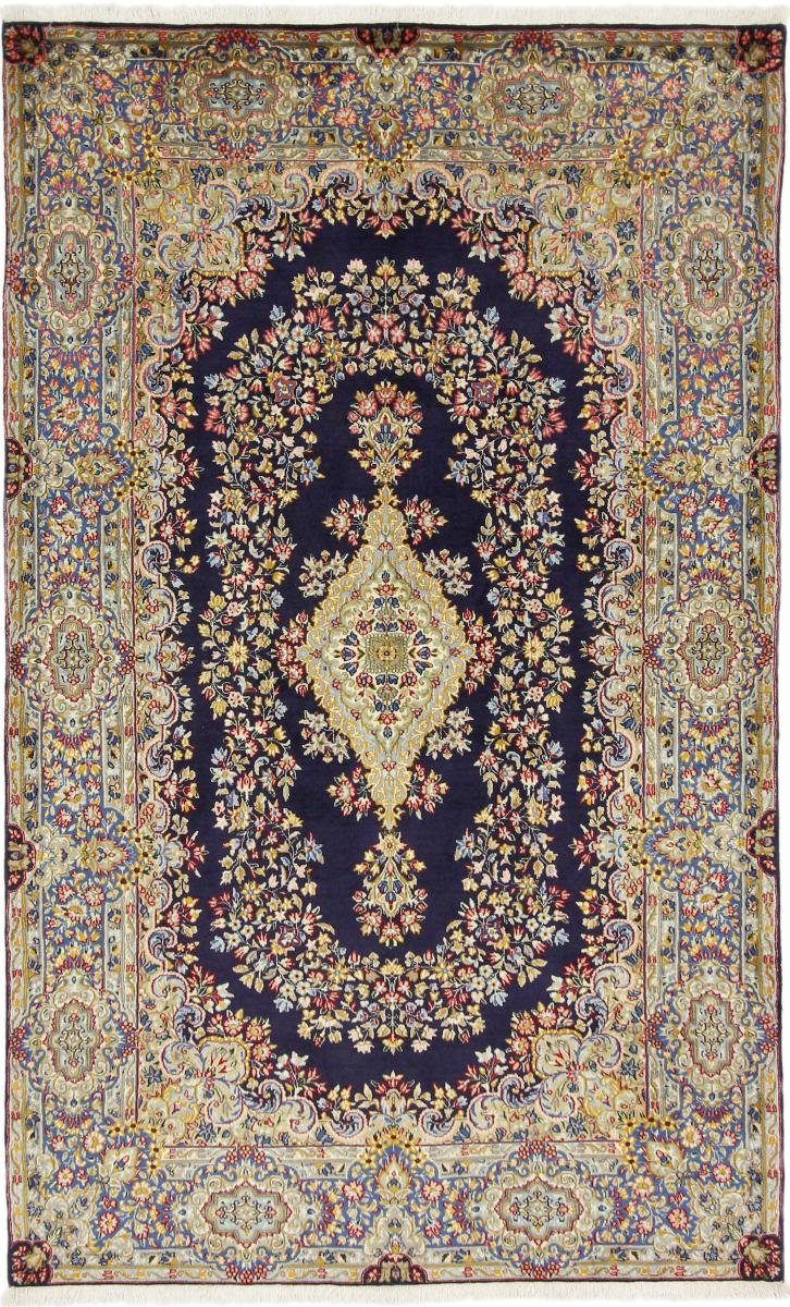 Orientteppich Kerman Rafsanjan 148x239 Handgeknüpfter Orientteppich / Perserteppich, Nain Trading, rechteckig, Höhe: 12 mm