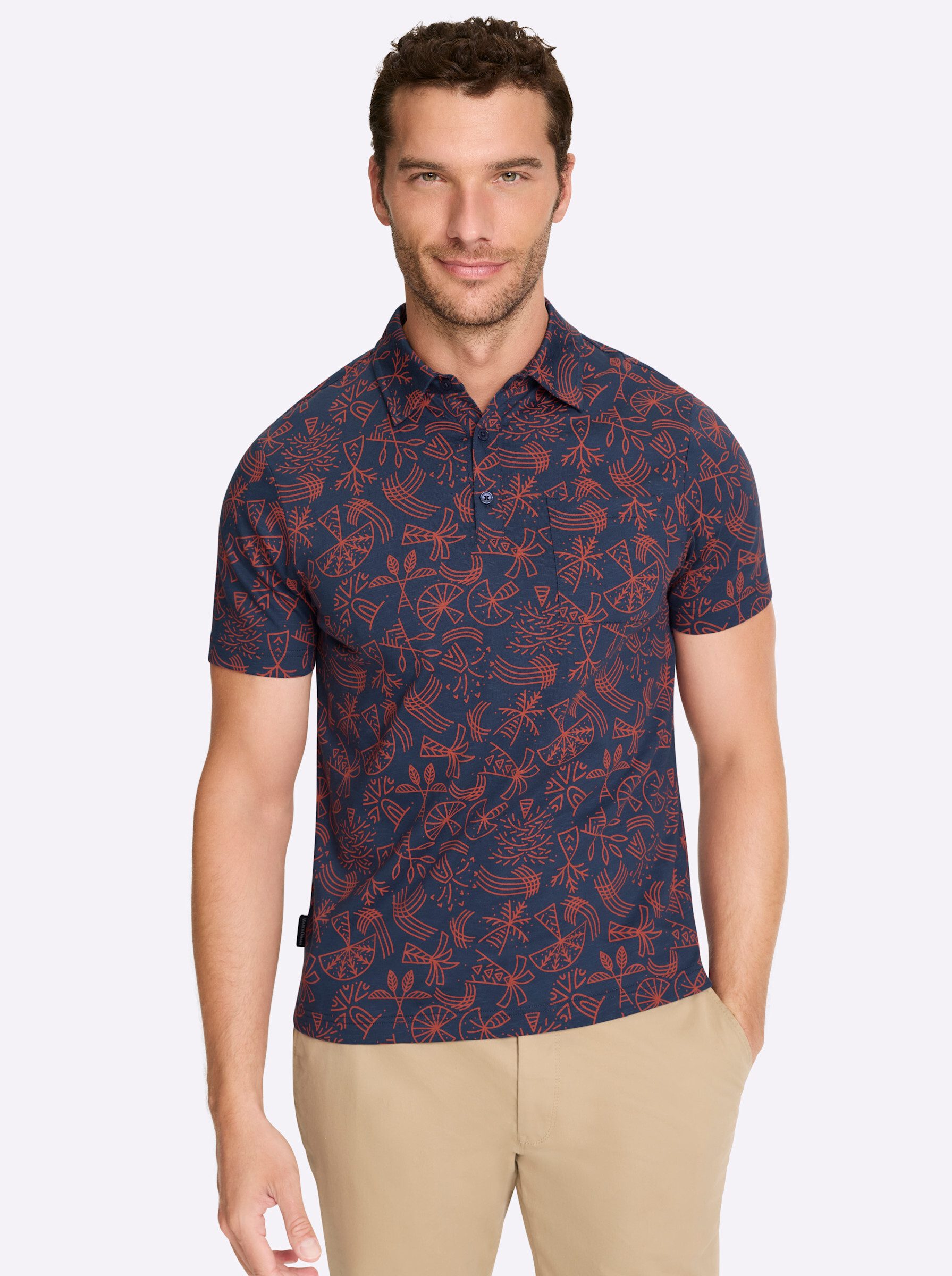 T-Shirt Kurzarm-Poloshirt Kurzarm