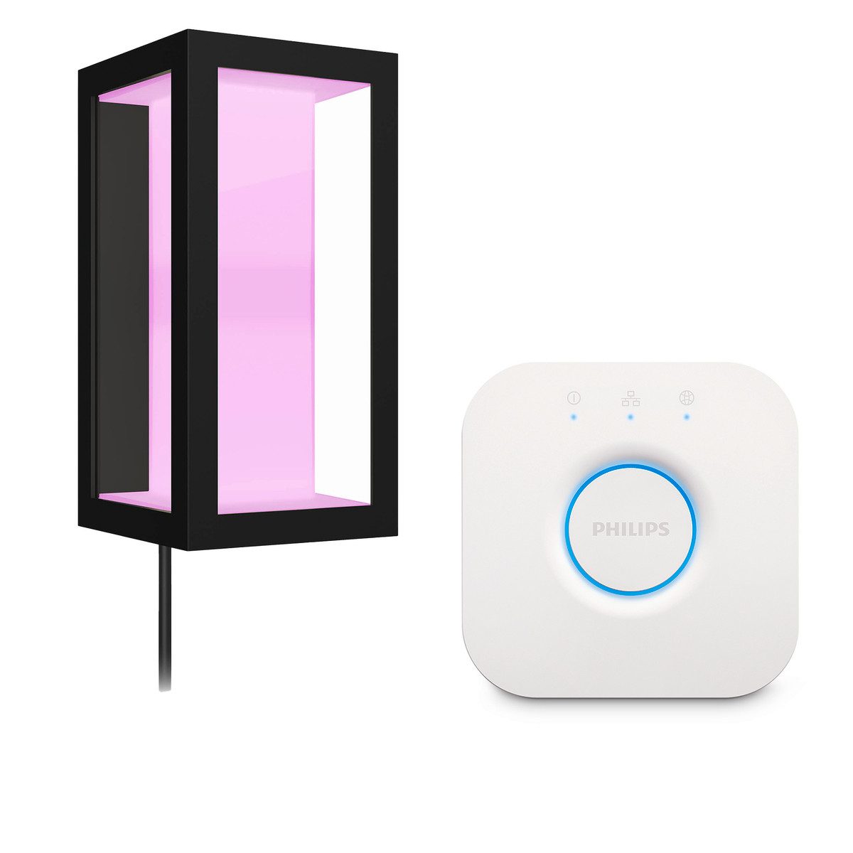 Philips Hue Smarte LED-Leuchte smart Home LED Wandleuchte schwarz