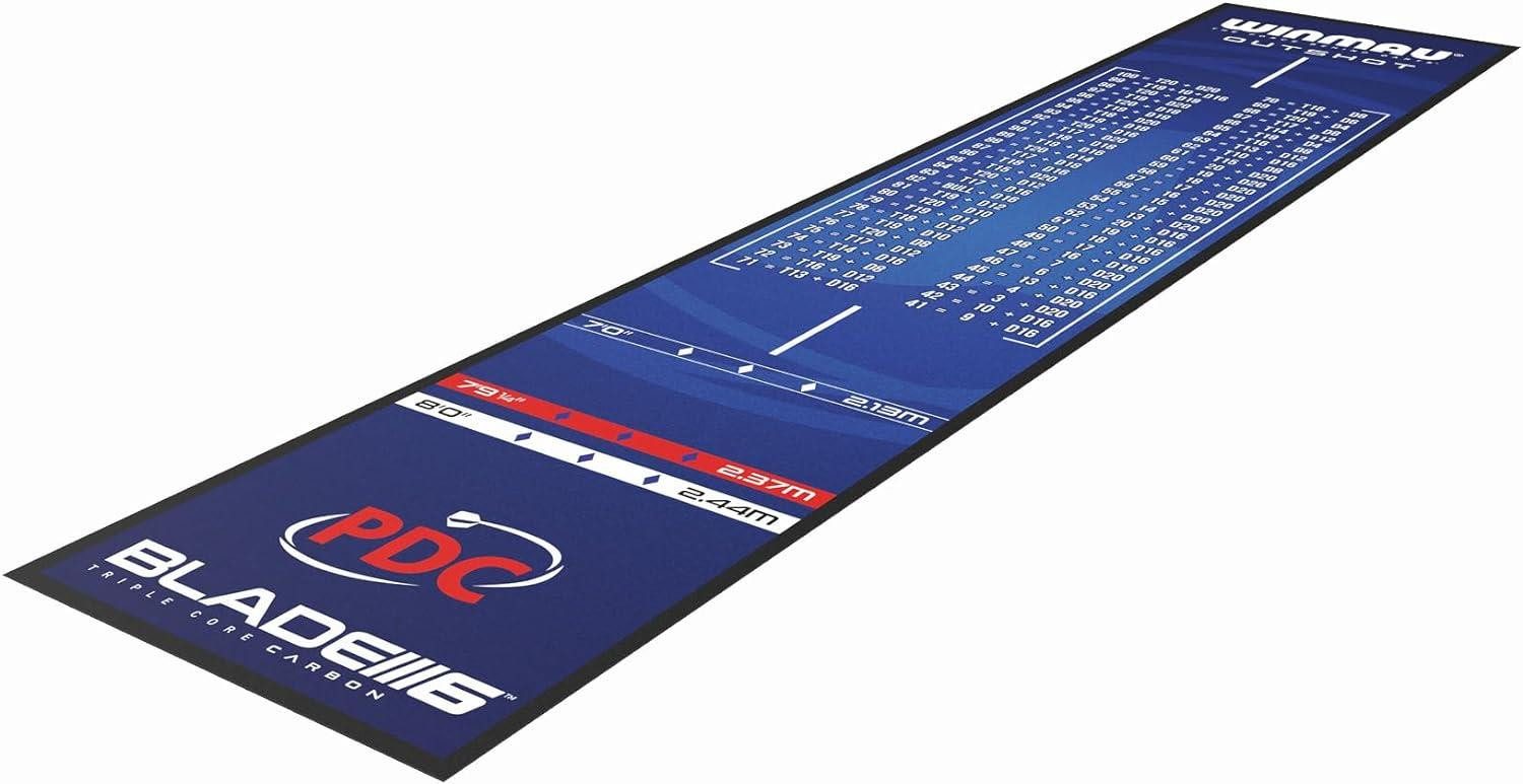 Winmau Dartmatte Dartmatte OUTSHOT 8209, Mat Dartteppiche Matte für Dartscheiben Boards