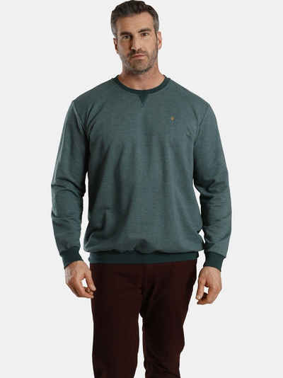 Charles Colby Sweatshirt EARL LINAS mit Ziernaht an den Schultern