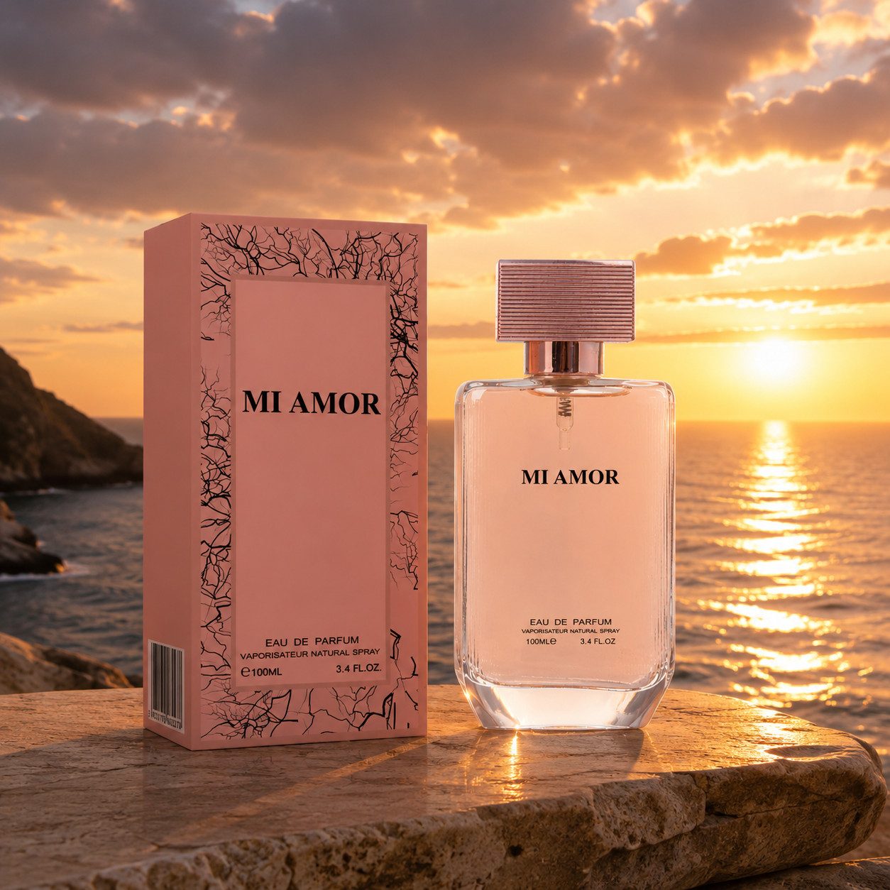 Fine Perfumery London Eau de Parfum Mi Amor Pour Femme Fruchtig Floral Sinnlich 100ml, Hergestellt in UK, Damenduft,Elegan
