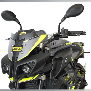 Area1 Motorradspiegel Motorroller Rückspiegel Set ATV Quad (E-geprüft, inkl. 5 Adapter)