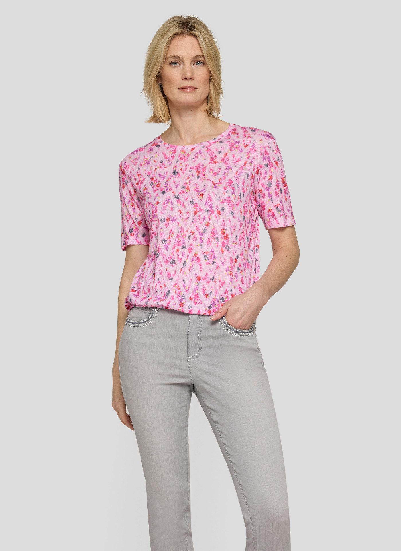 Rabe T-Shirt mit floralem Muster