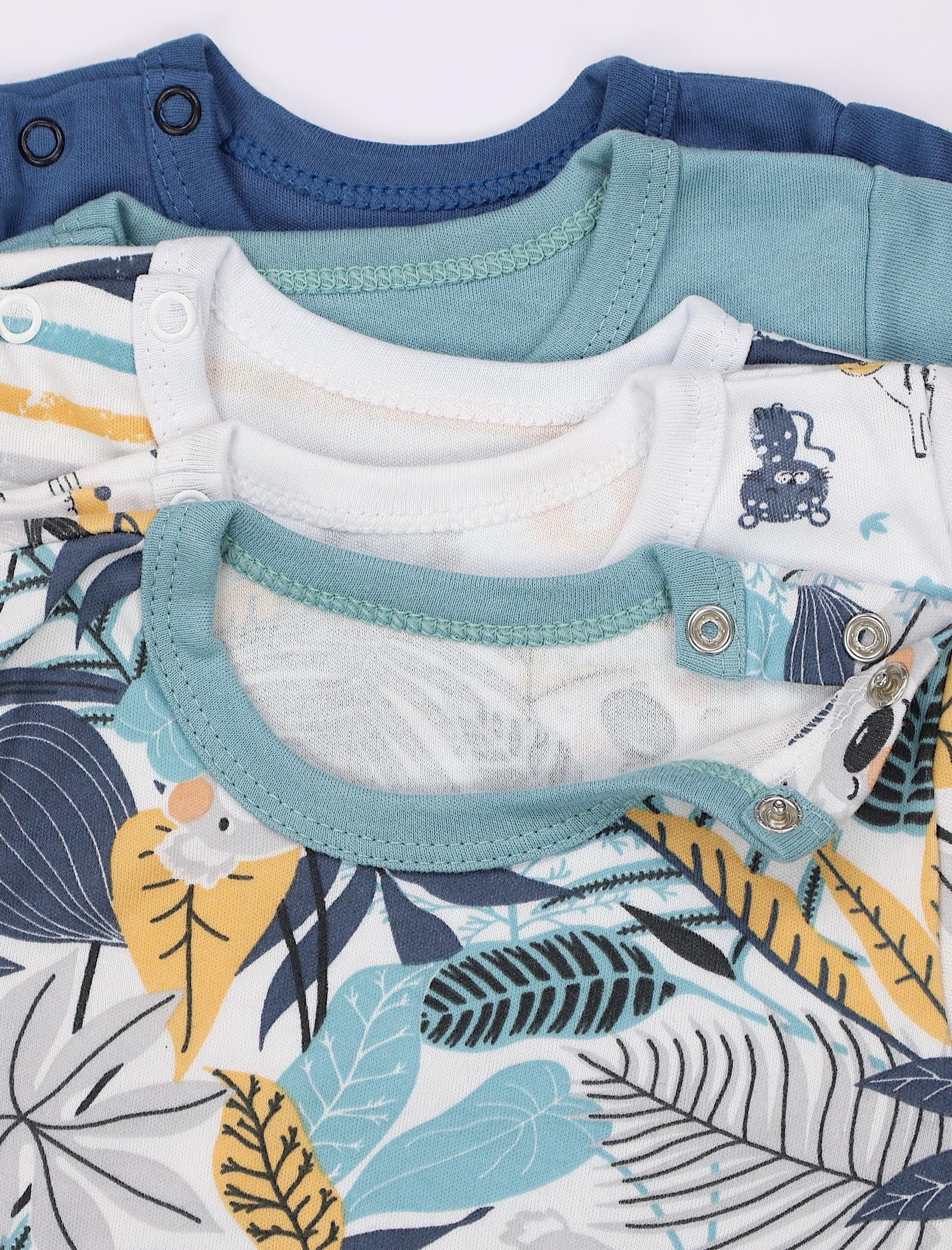 TupTam Langarmshirt TupTam Baby Jungen Langarmshirt Gestreift 5er Set