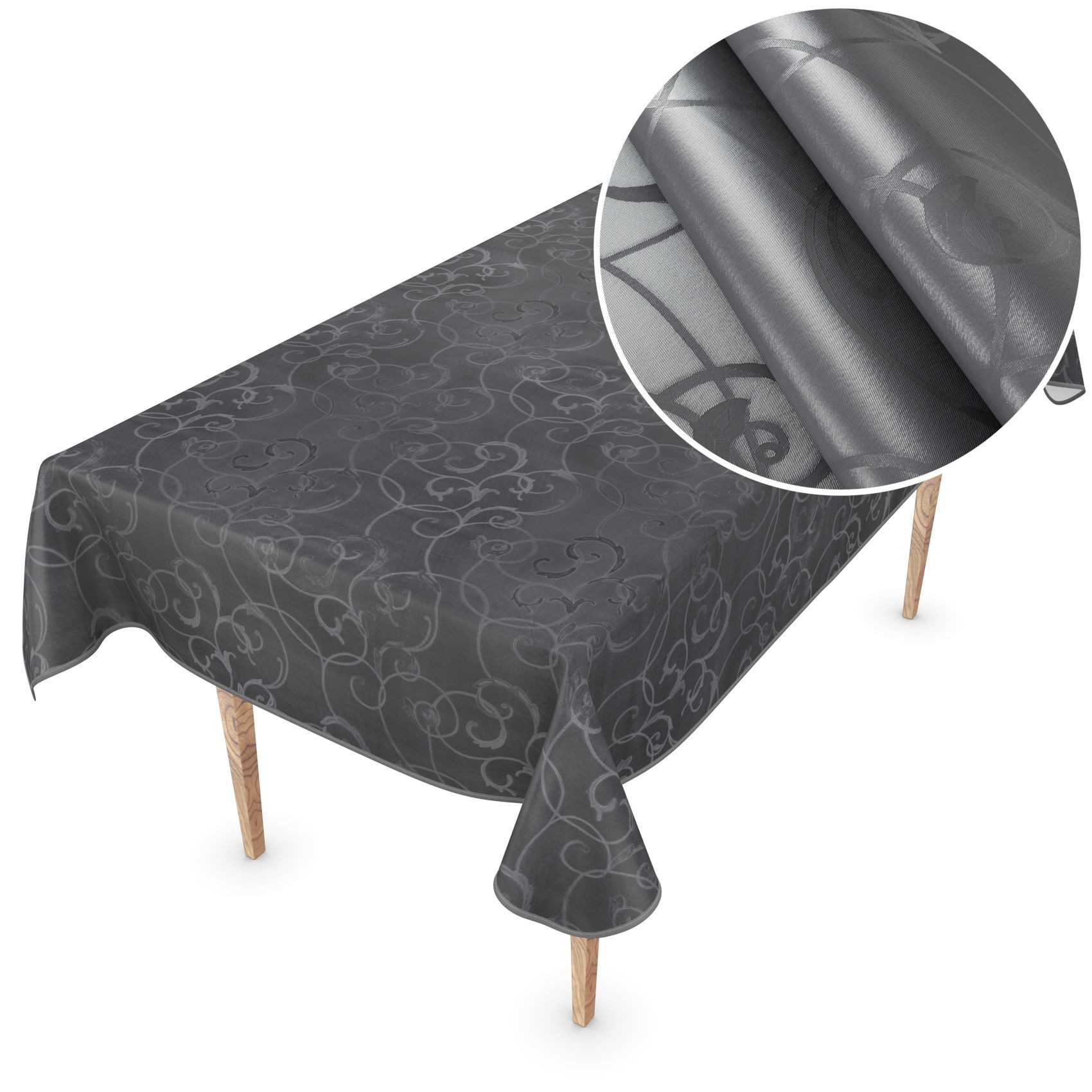 ANRO Tischdecke Wachstuchtischdecke Premium Gartentischdecke (Einzelstück günstig online kaufen